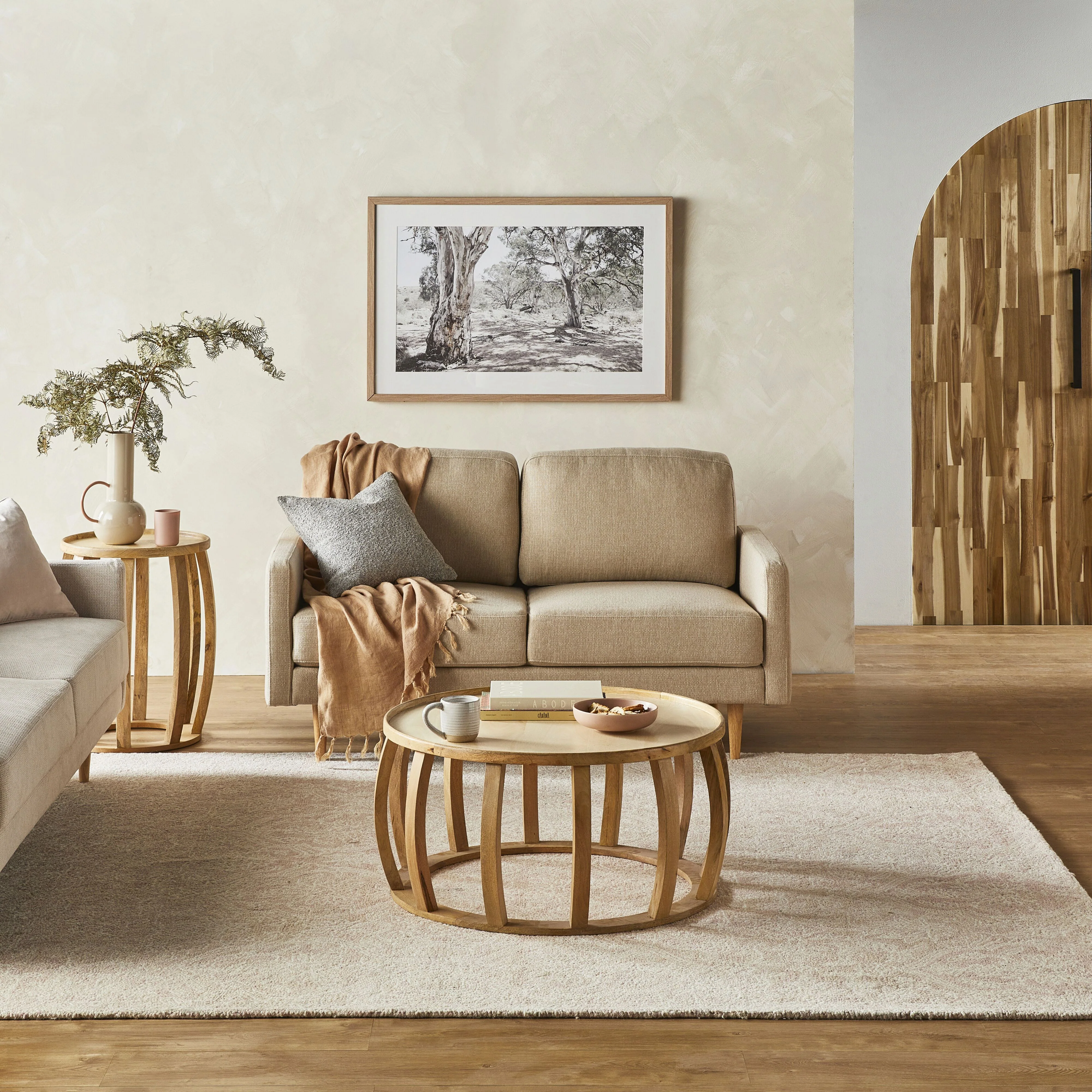 Boden 2 Seater Sofa Amalfi Parchment - Image 7