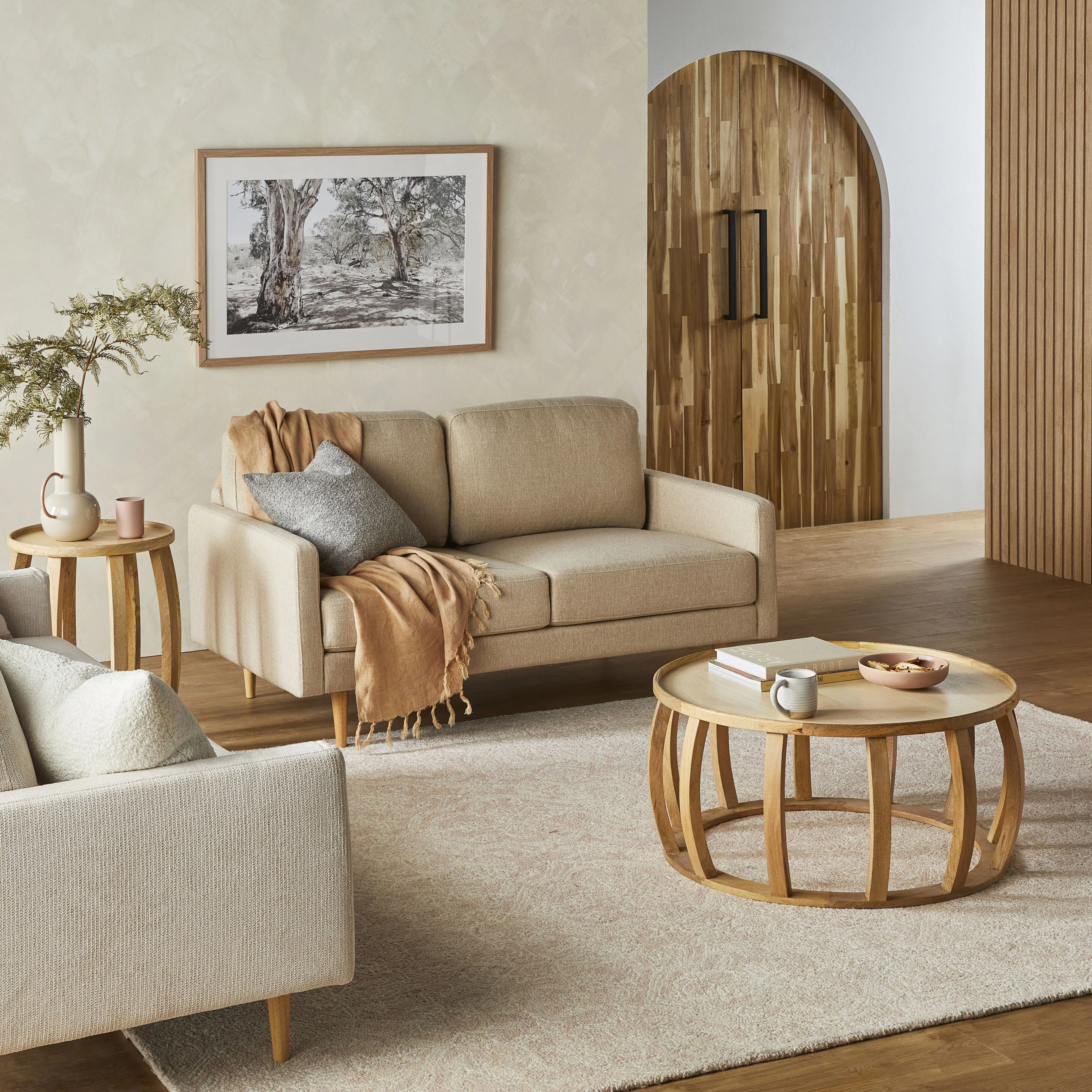 Boden 2 Seater Sofa Amalfi Parchment - Image 8