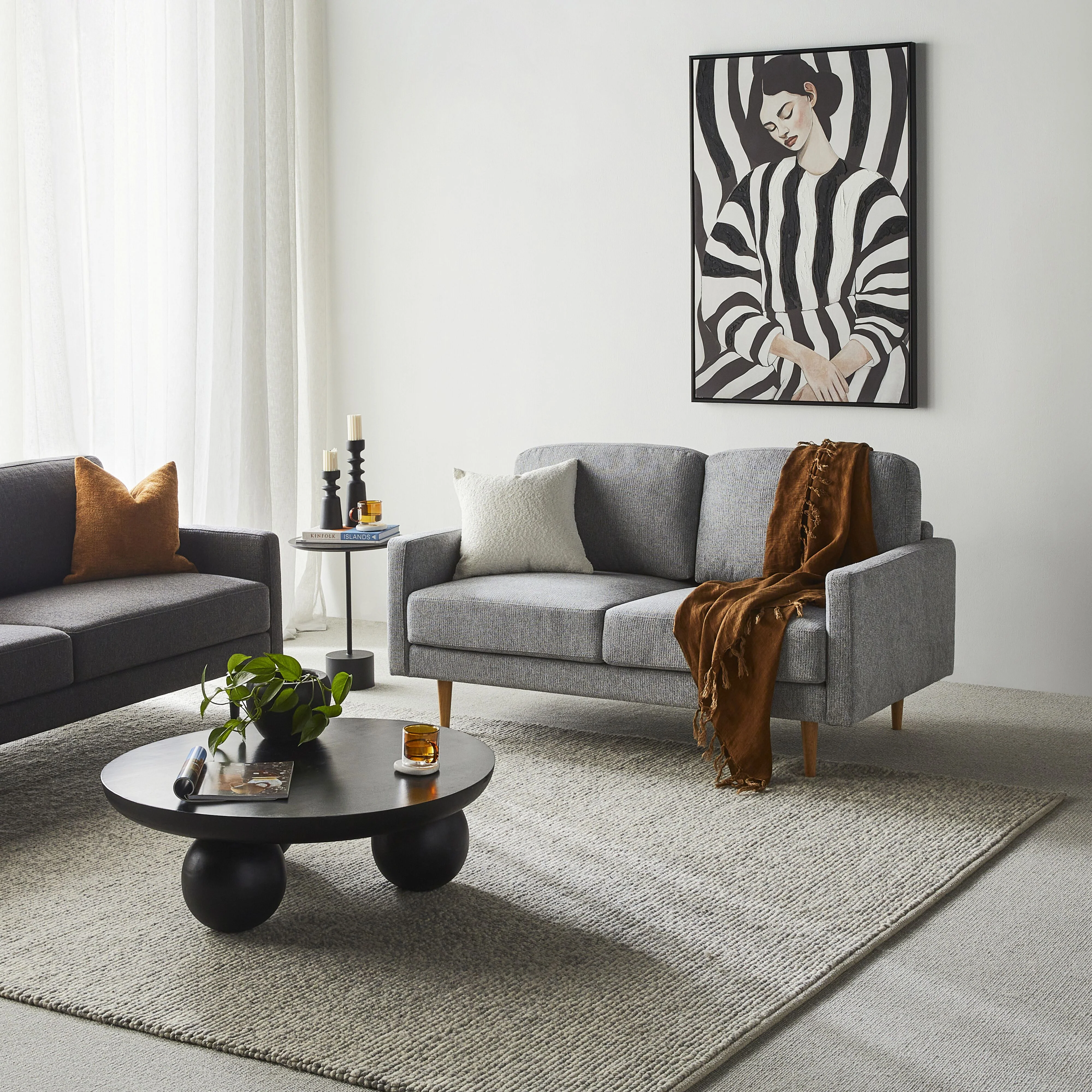 Boden 2 Seater Sofa Sorrento Shadow - Image 7