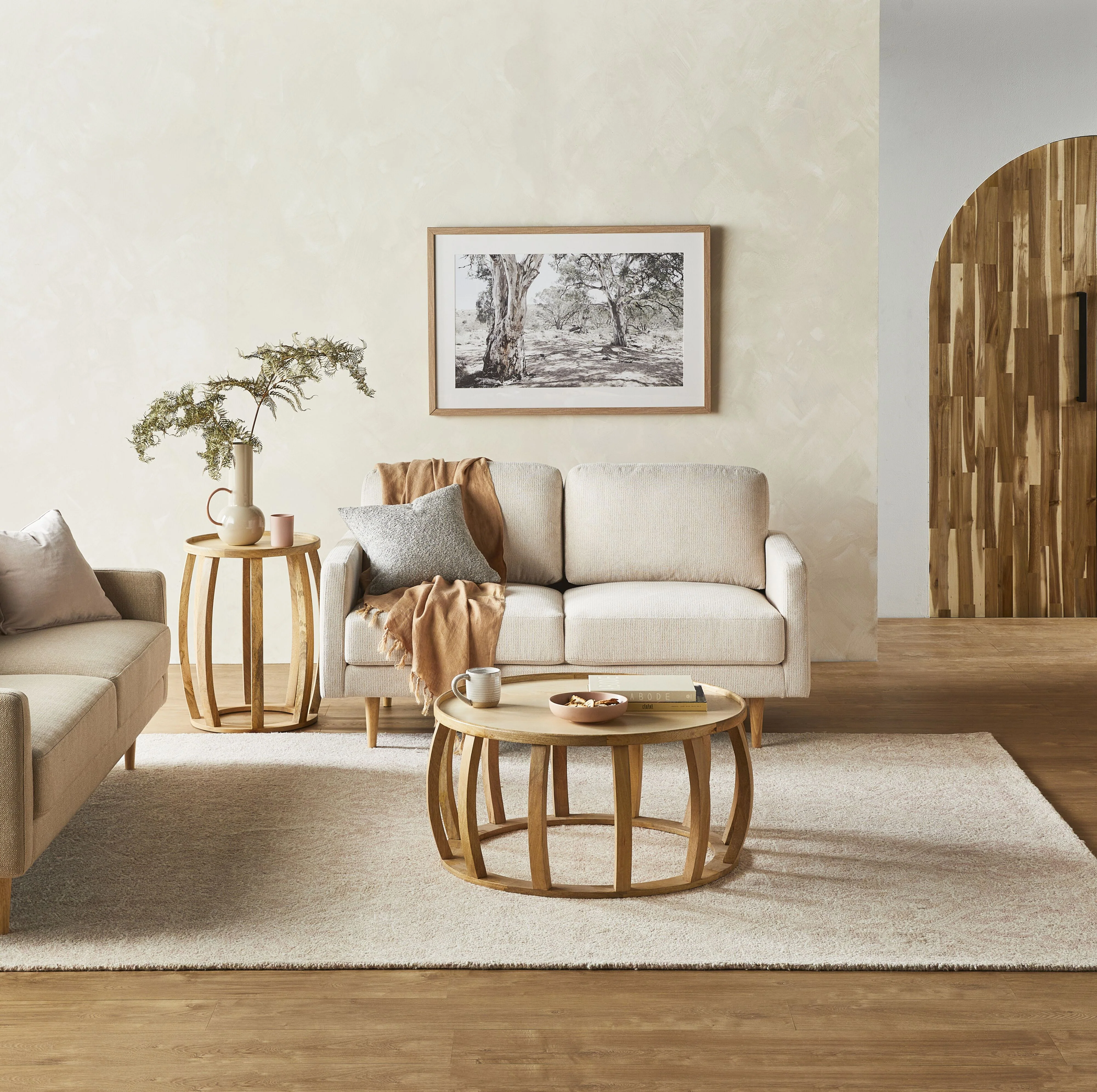 Boden 2 Seater Sofa Sorrento Almond - Image 7