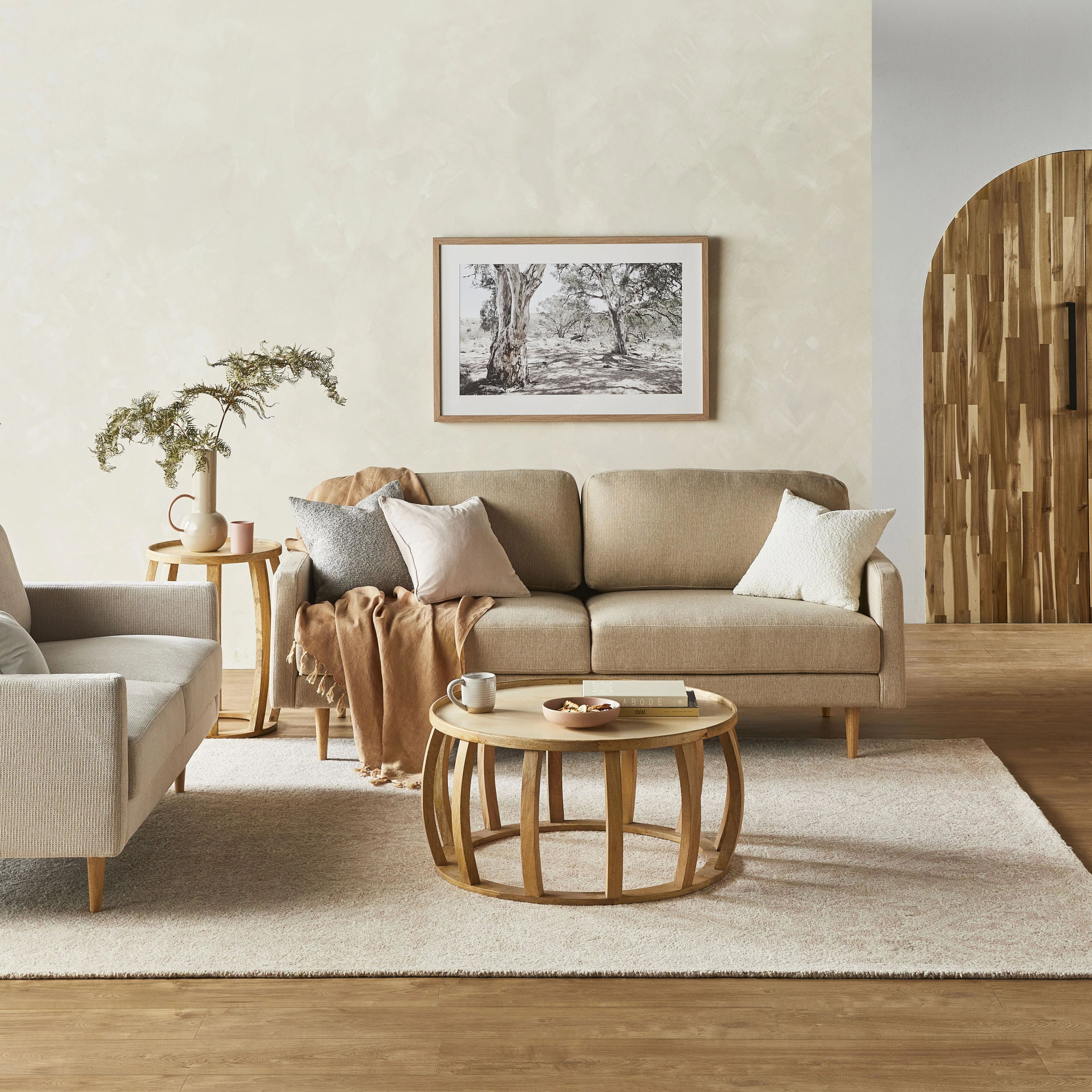 Boden 3 Seater Sofa Amalfi Parchment - Image 7