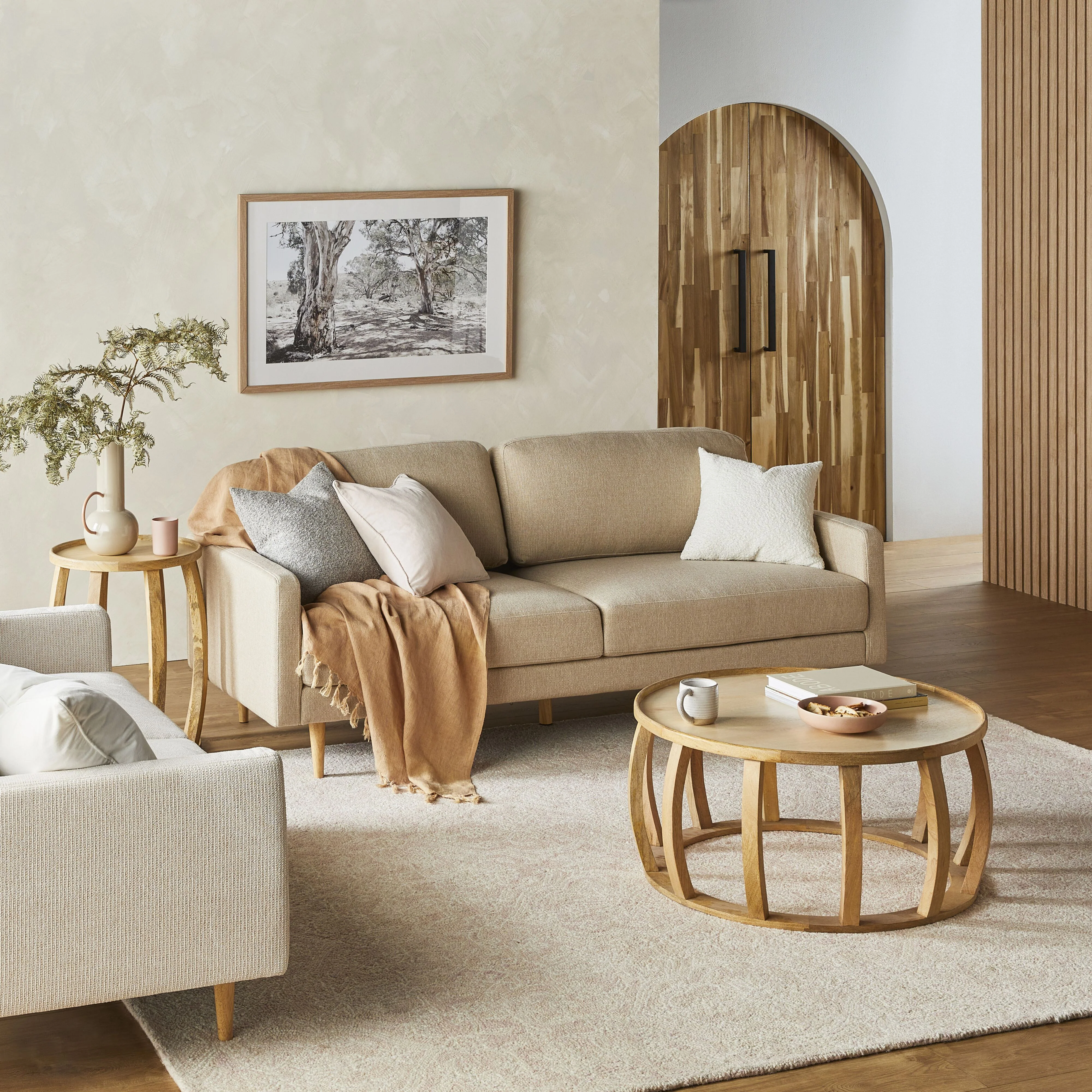 Boden 3 Seater Sofa Amalfi Parchment - Image 8