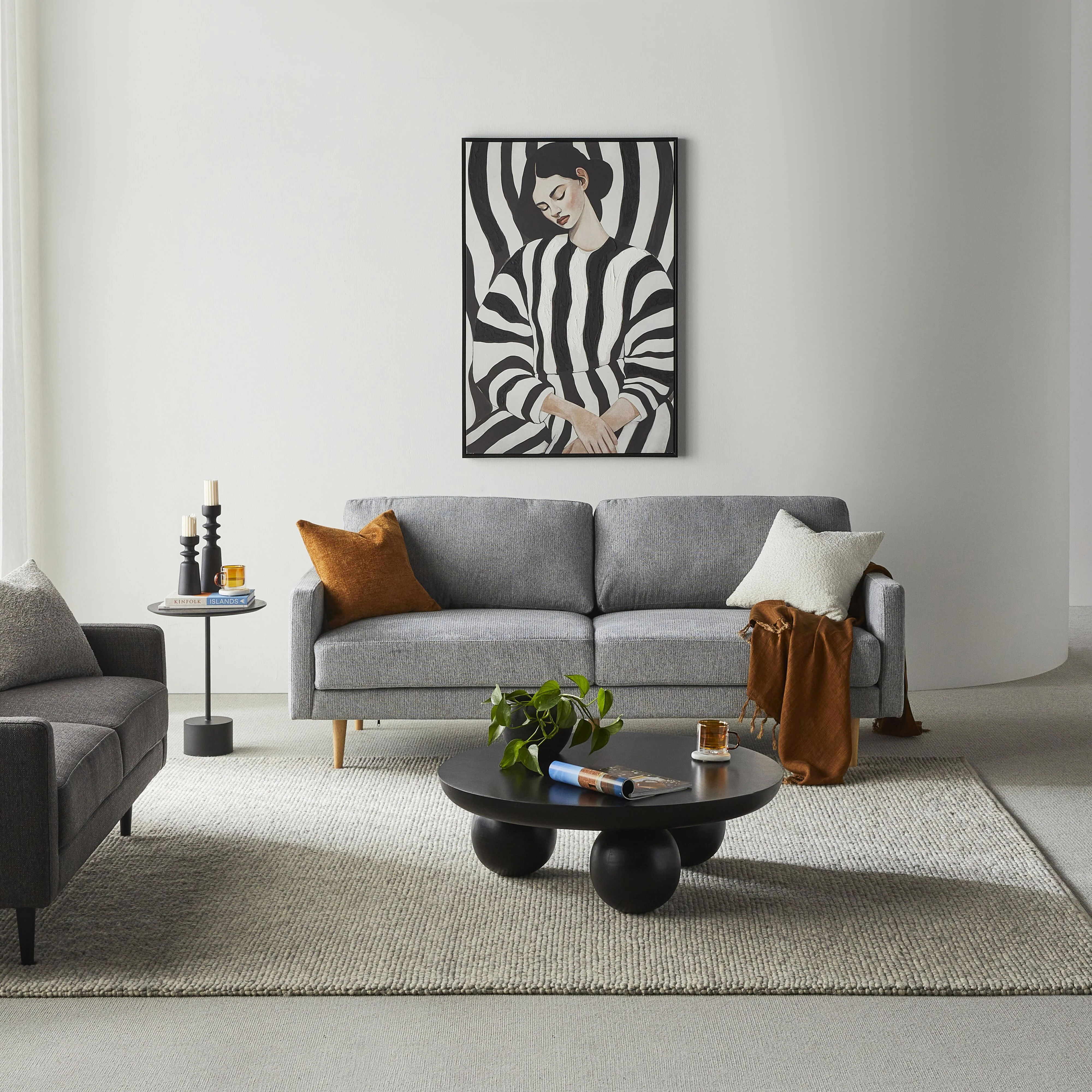 Boden 3 Seater Sofa Sorrento Shadow - Image 6