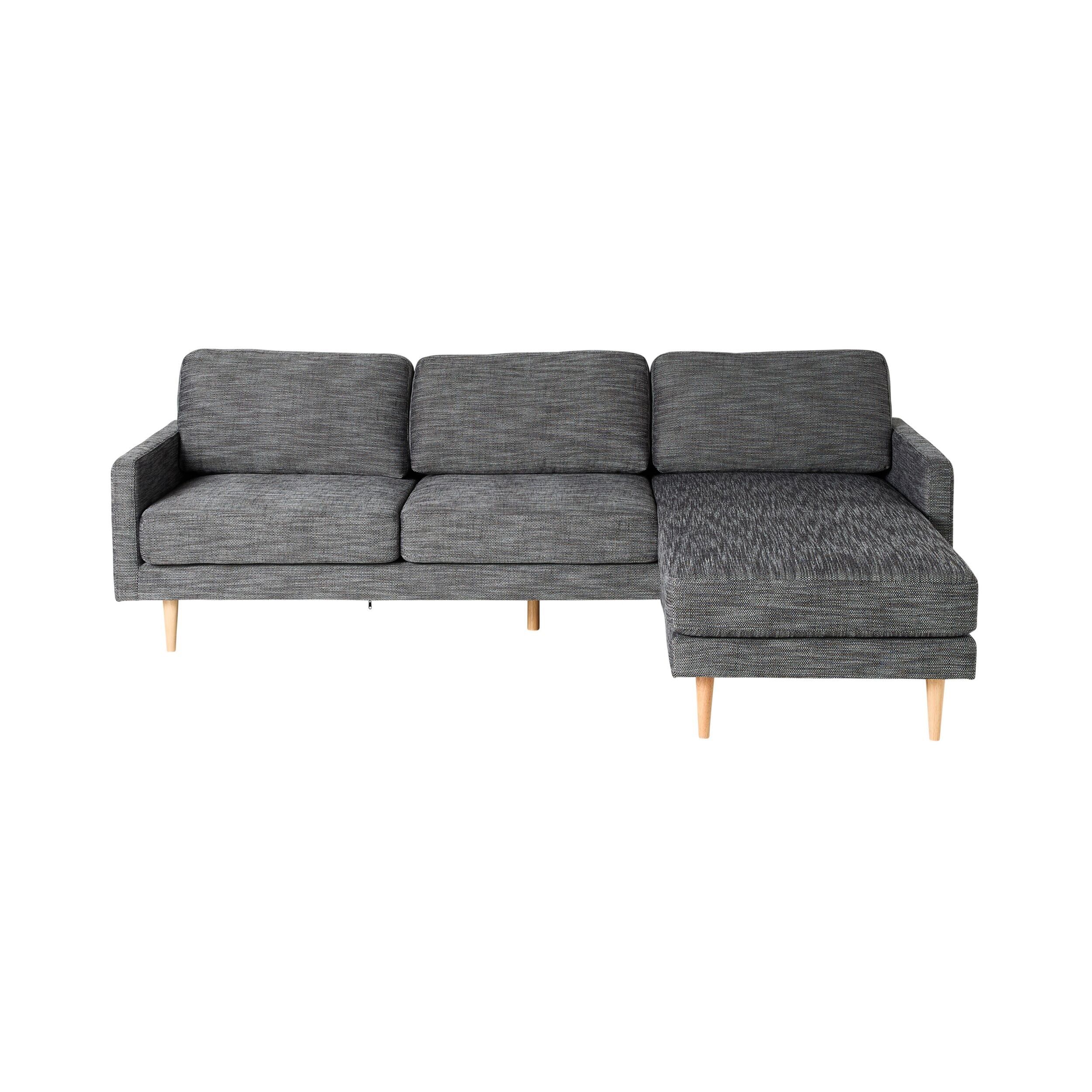 Boden 3 Seater Sofa with Reversible Chaise Alaska Charcoal - Image 5