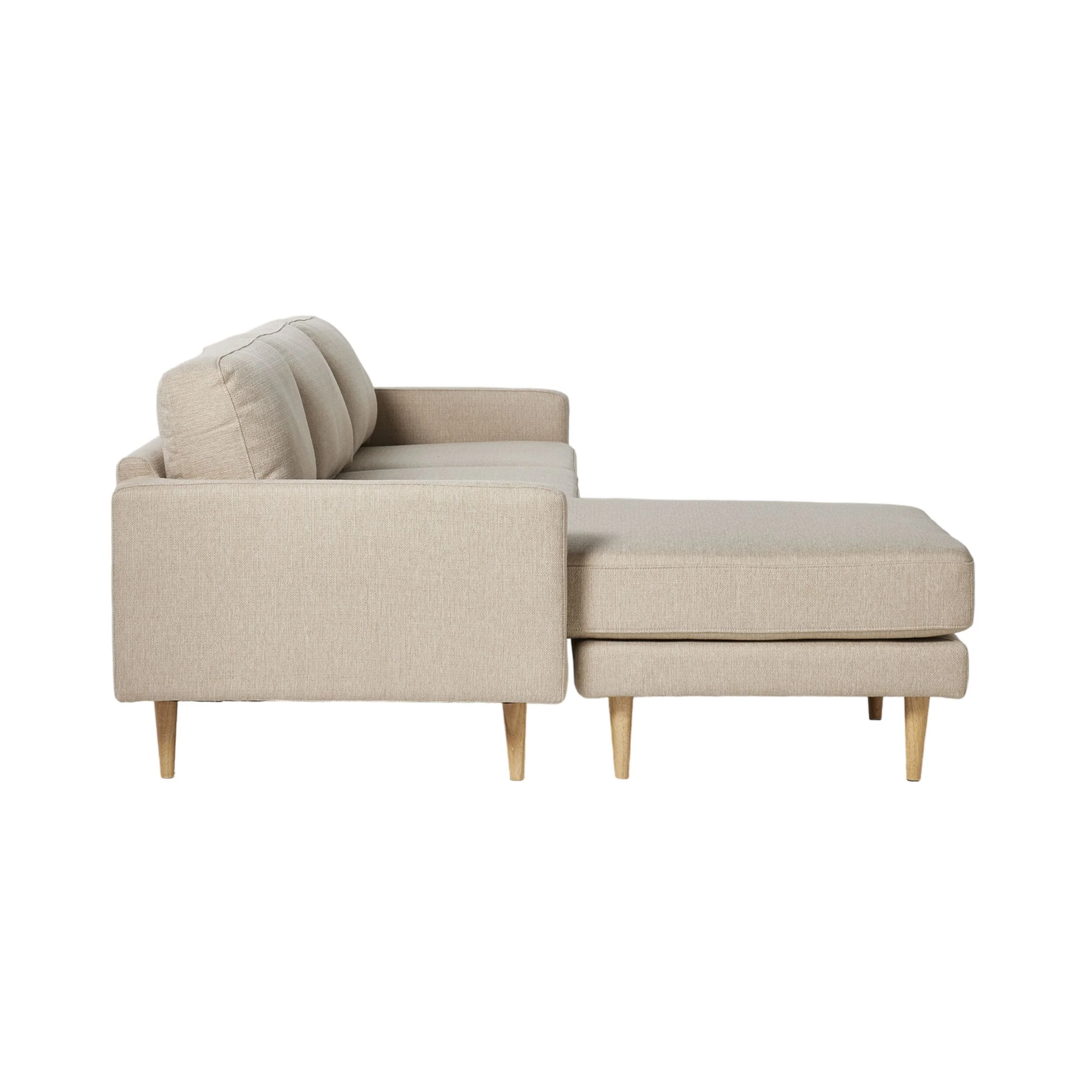 Boden 3 Seater Sofa with Reversible Chaise Amalfi Parchment - Image 3