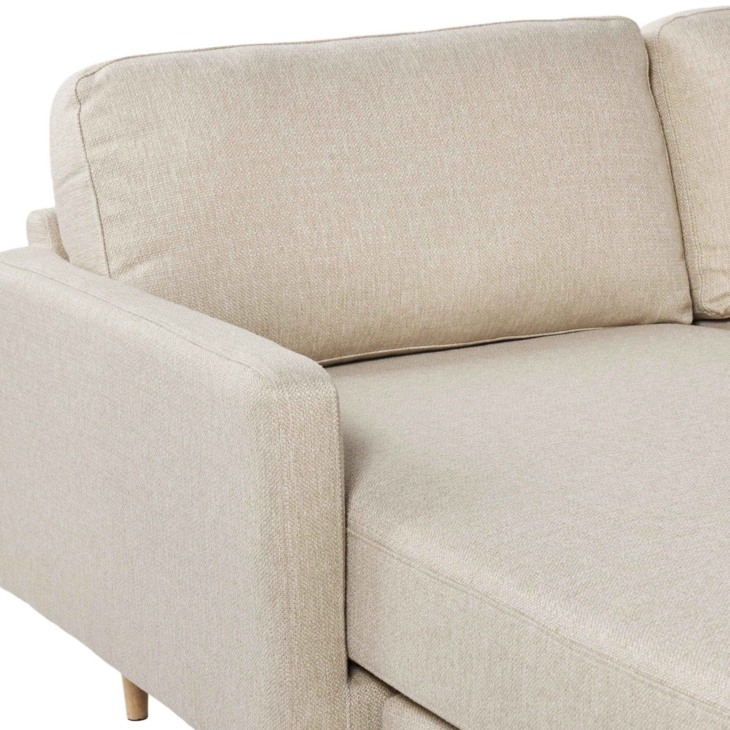 Boden 3 Seater Sofa with Reversible Chaise Amalfi Parchment - Image 6