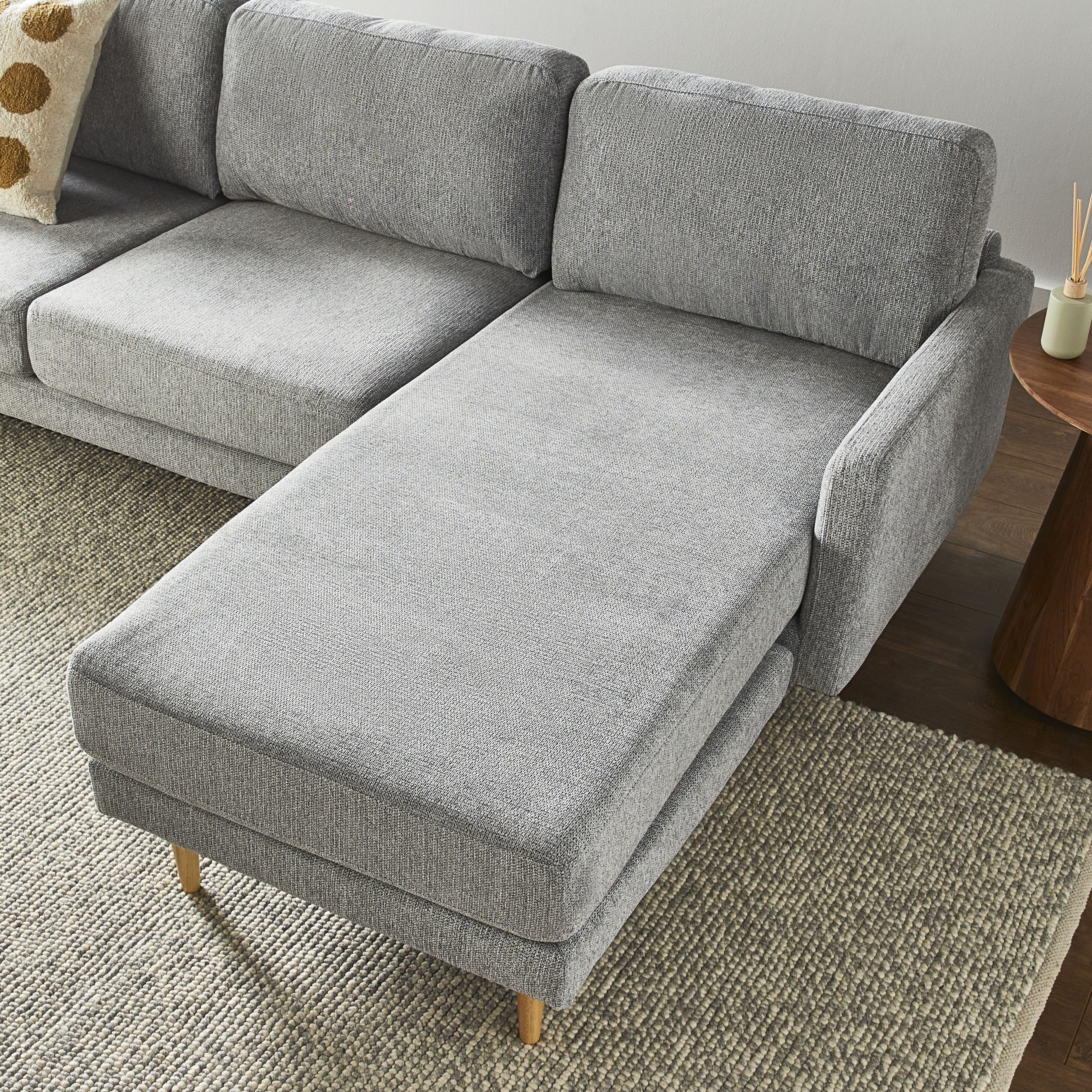 Boden 3 Seater Sofa with Reversible Chaise Sorrento Shadow - Image 9