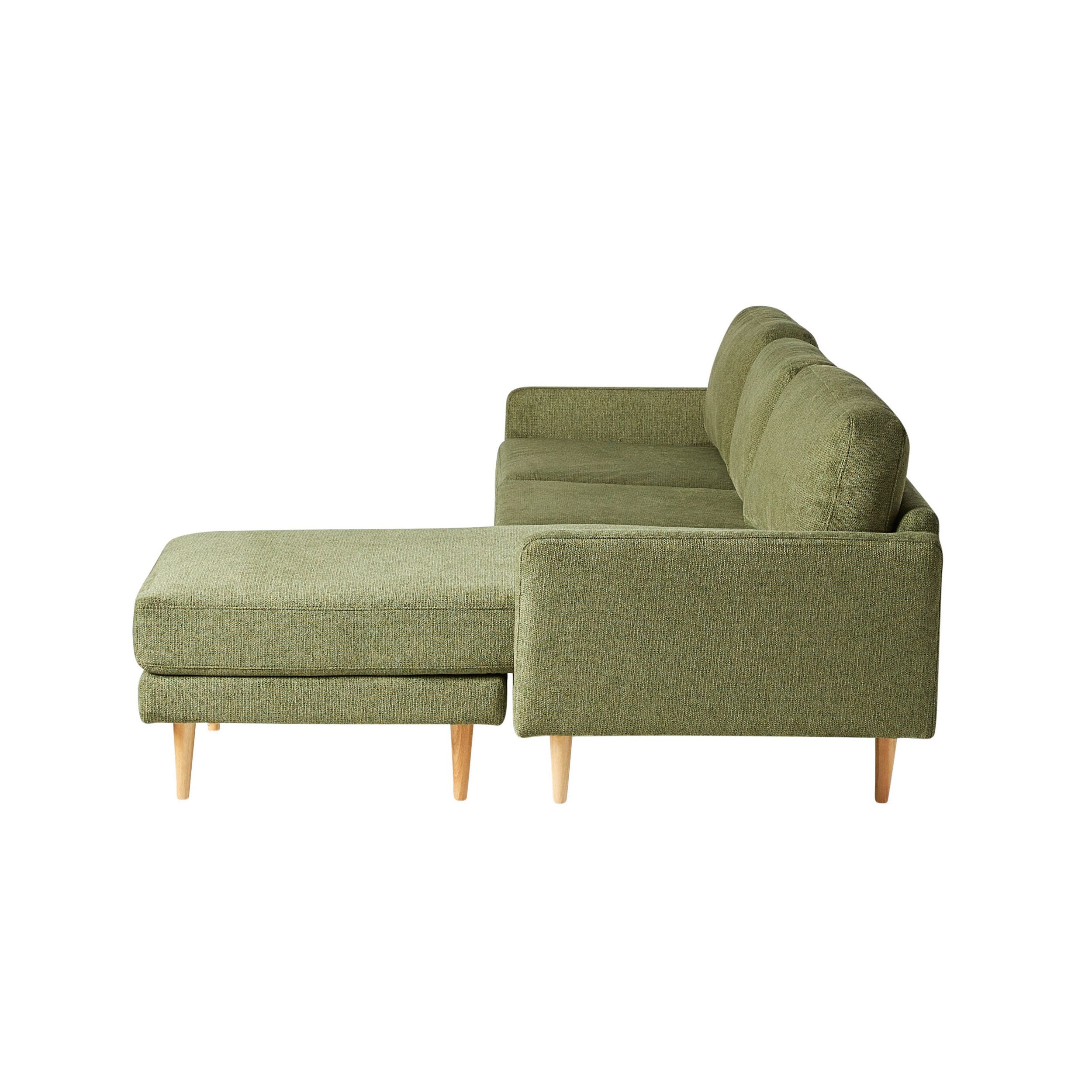 Boden 3 Seater Sofa with Reversible Chaise Sorrento Olive - Image 3