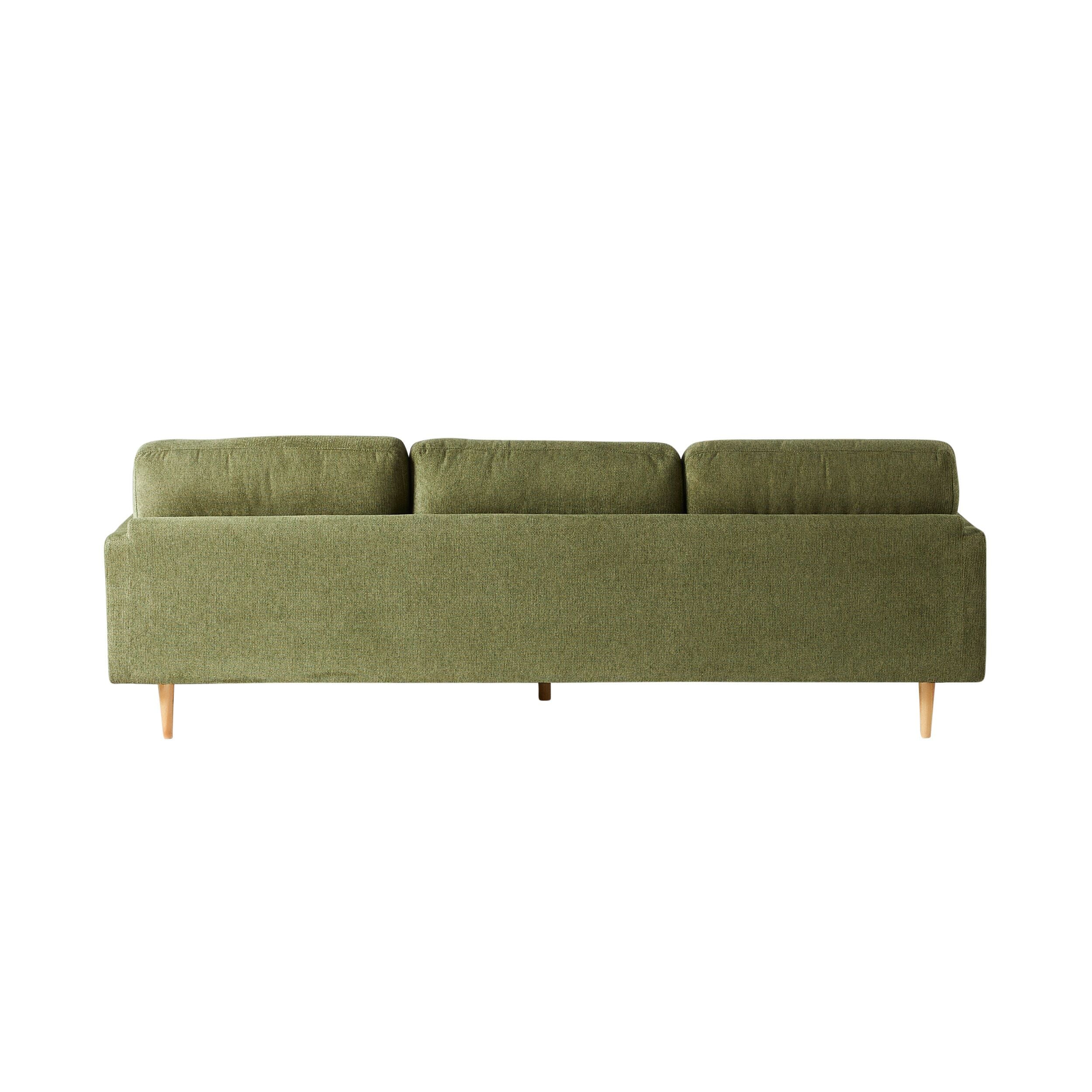 Boden 3 Seater Sofa with Reversible Chaise Sorrento Olive - Image 4