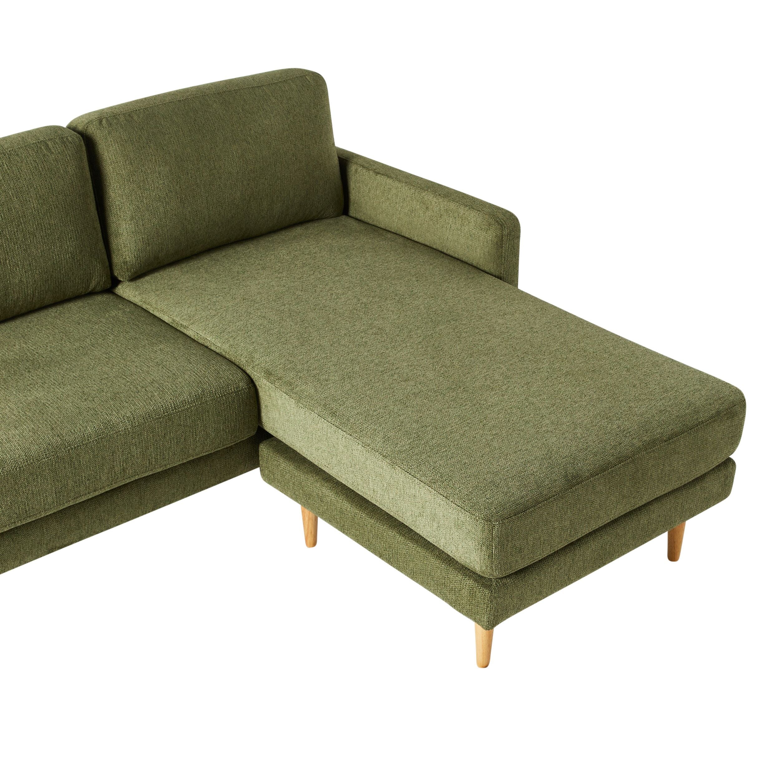 Boden 3 Seater Sofa with Reversible Chaise Sorrento Olive - Image 5