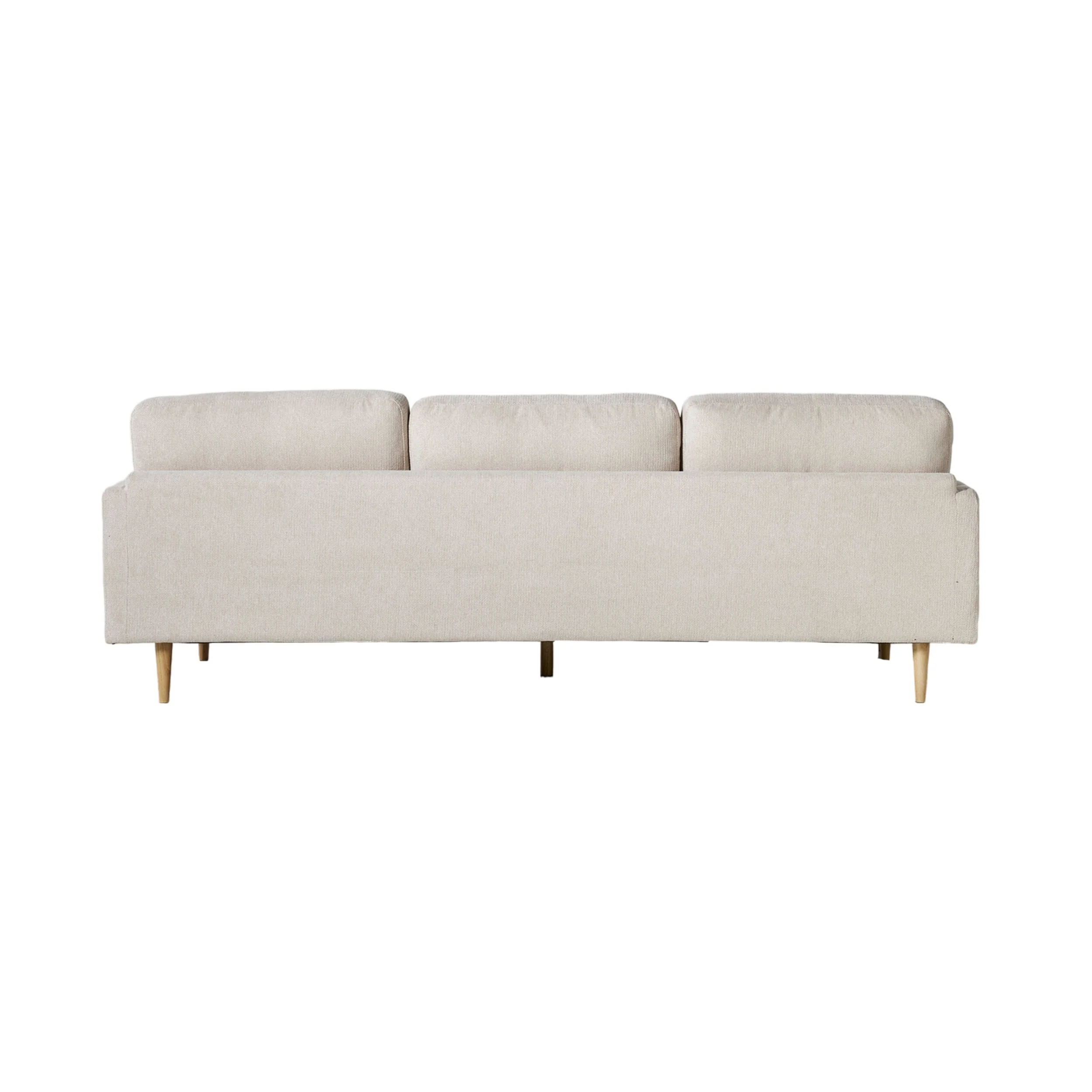 Boden 3 Seater Sofa with Reversible Chaise Sorrento Almond - Image 4