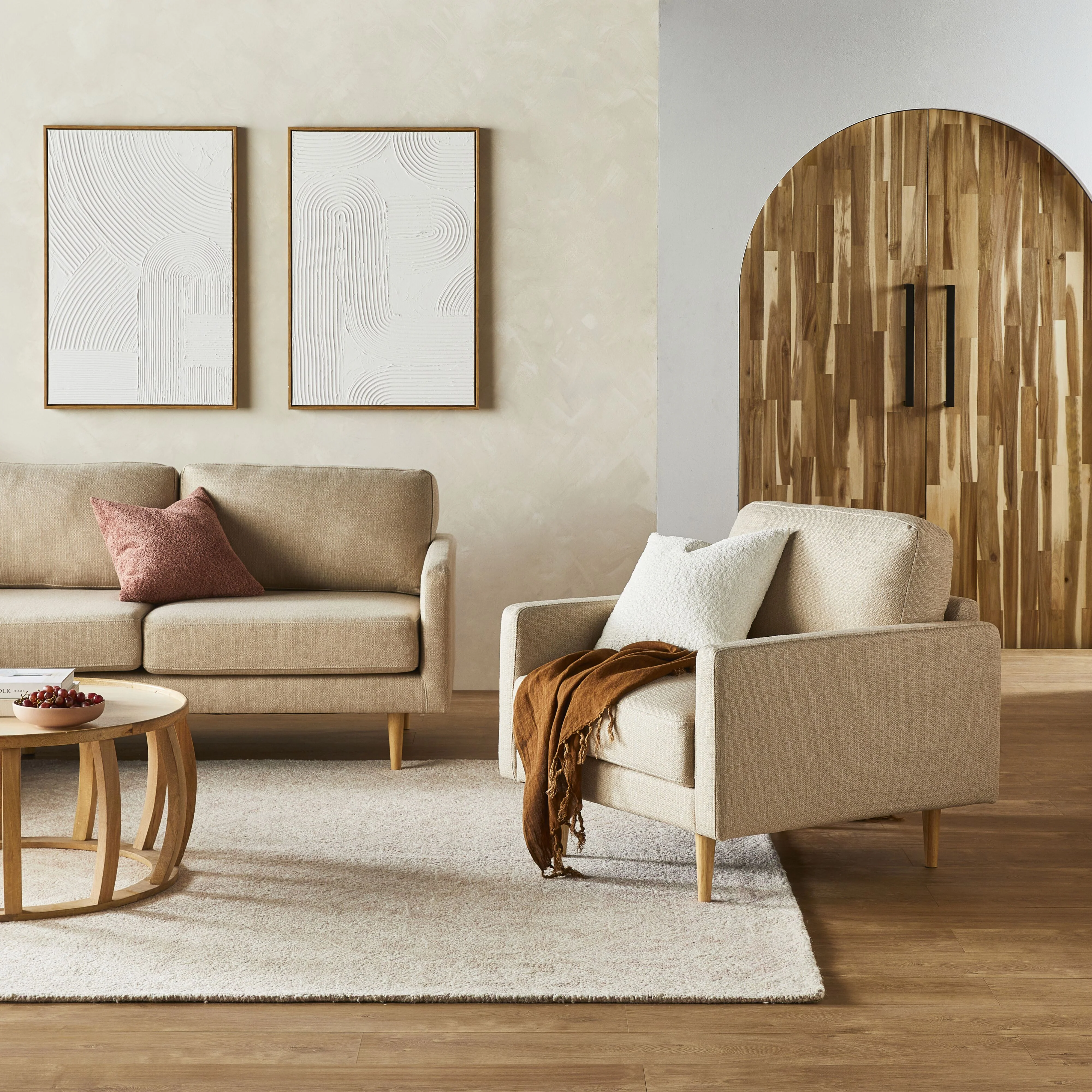 Boden Armchair Amalfi Parchment - Image 6