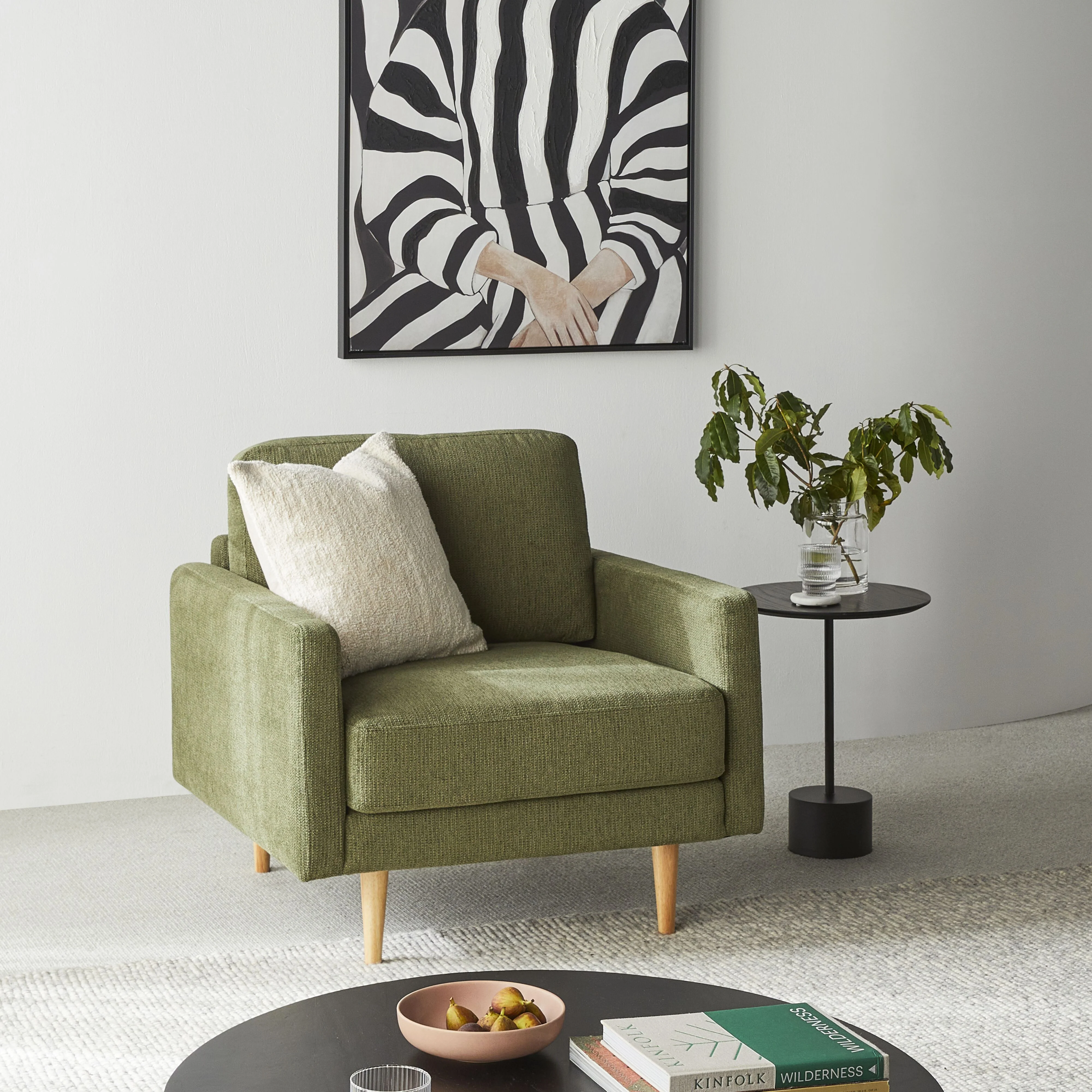Boden Armchair Sorrento Olive - Image 6