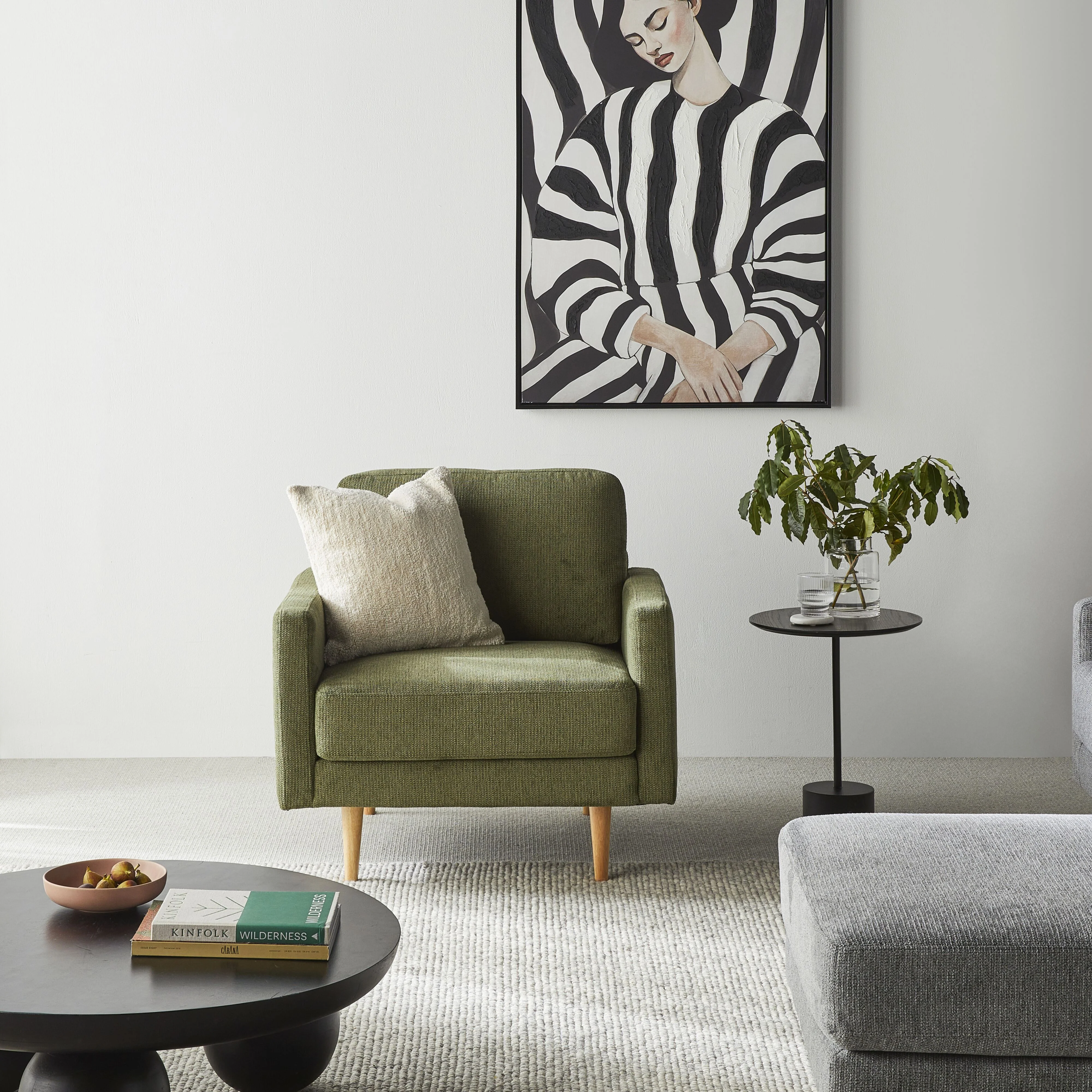 Boden Armchair Sorrento Olive - Image 7