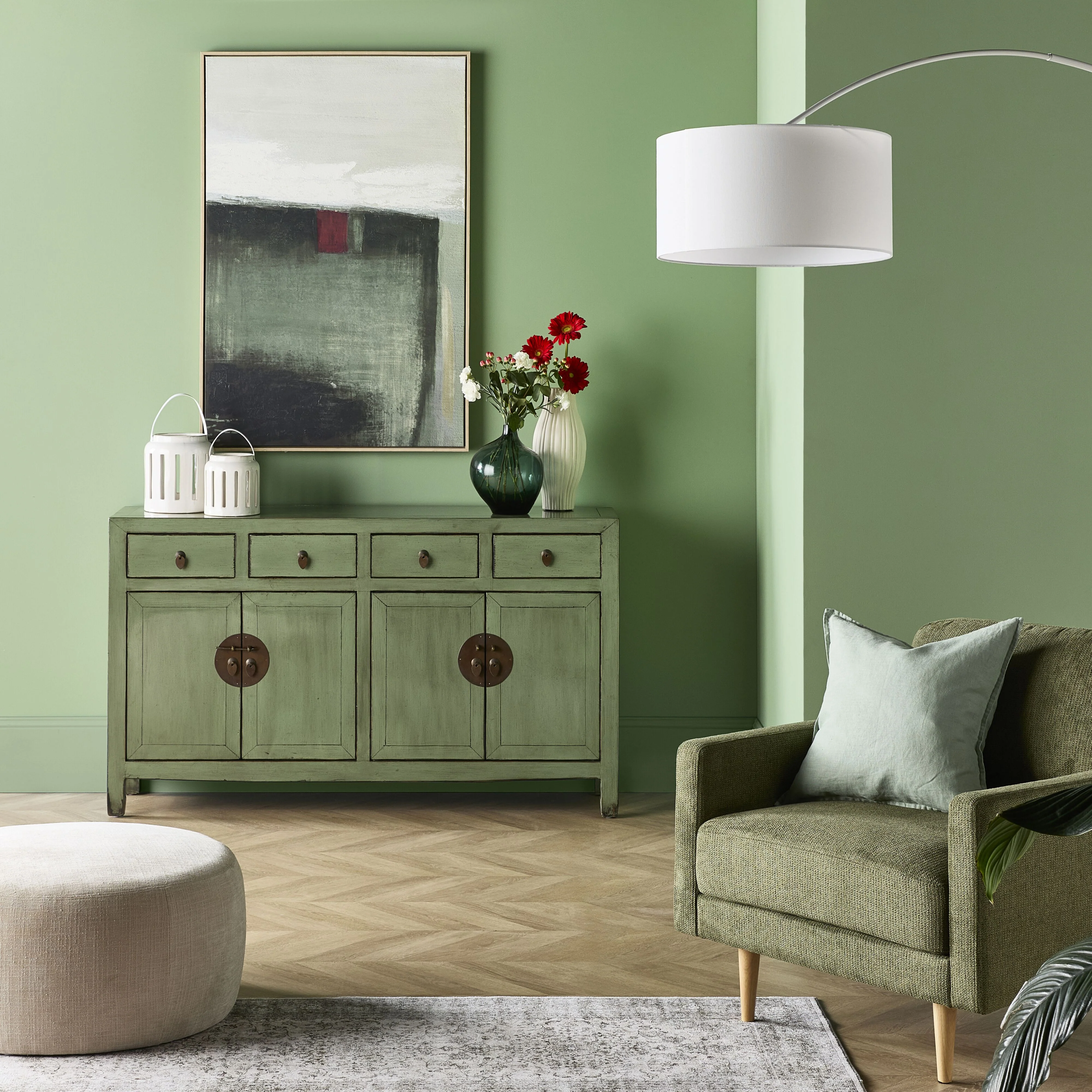 Boden Armchair Sorrento Olive - Image 9