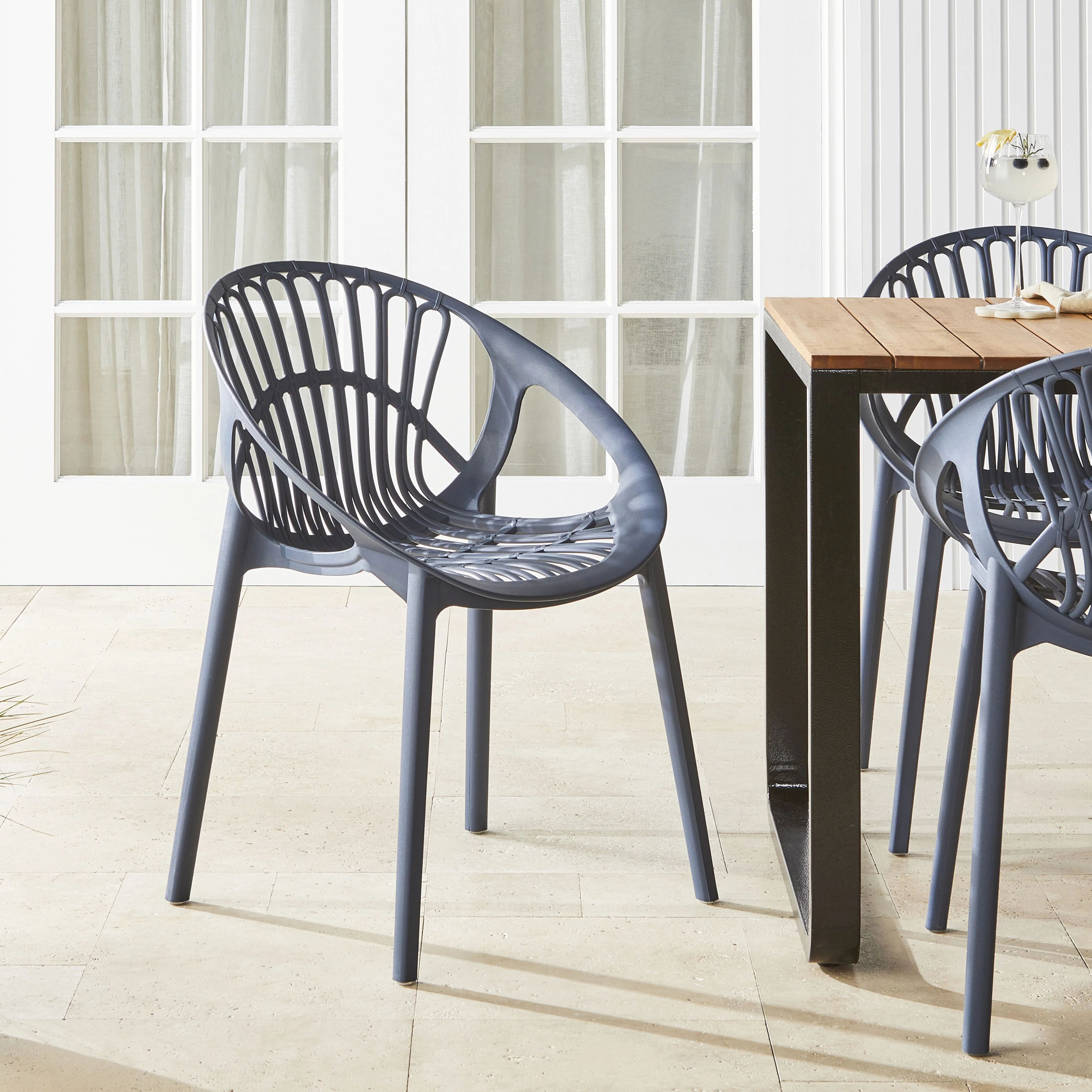 Boheme Dining Chair Granite - Image 4