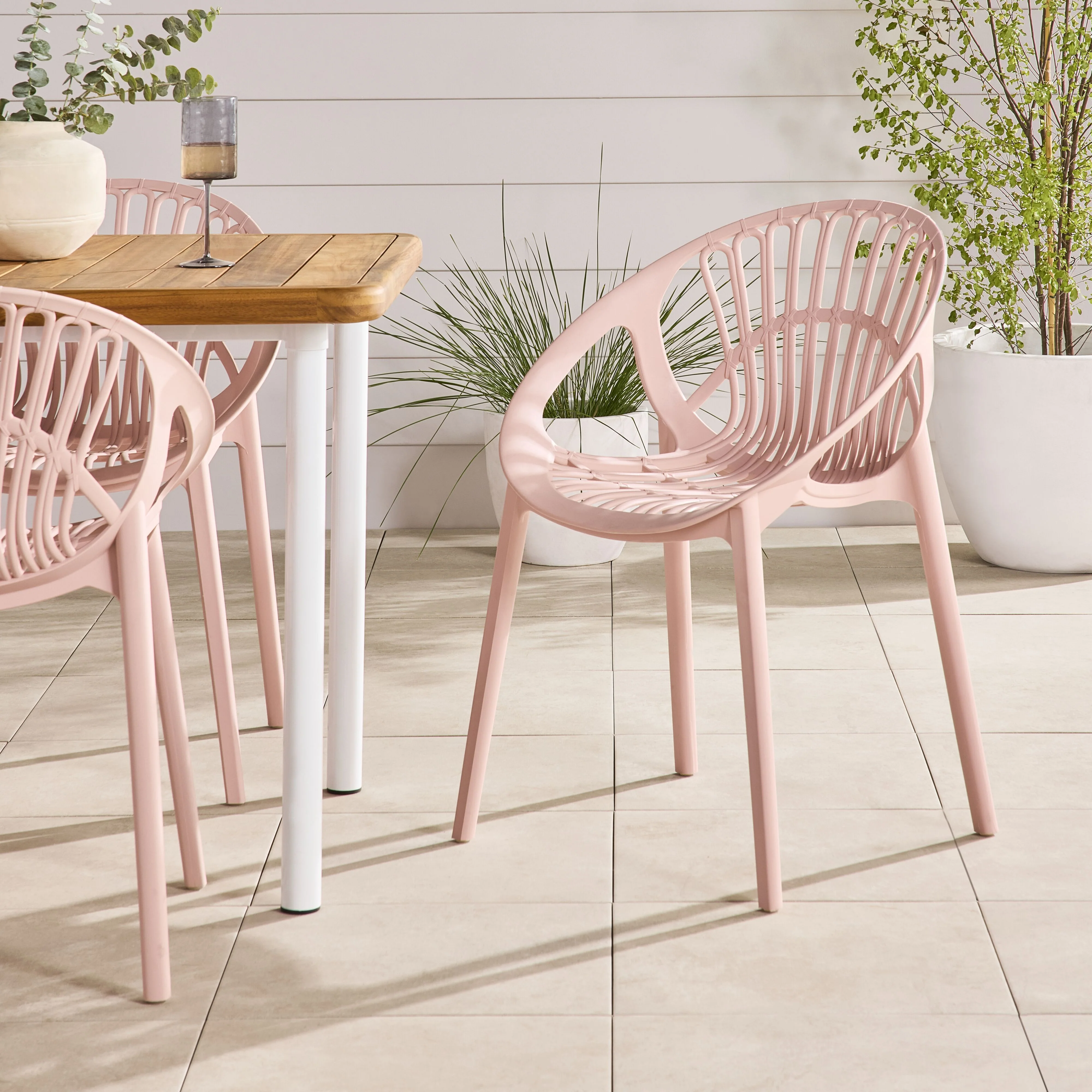 Boheme Dining Chair Rose Pink - Image 5