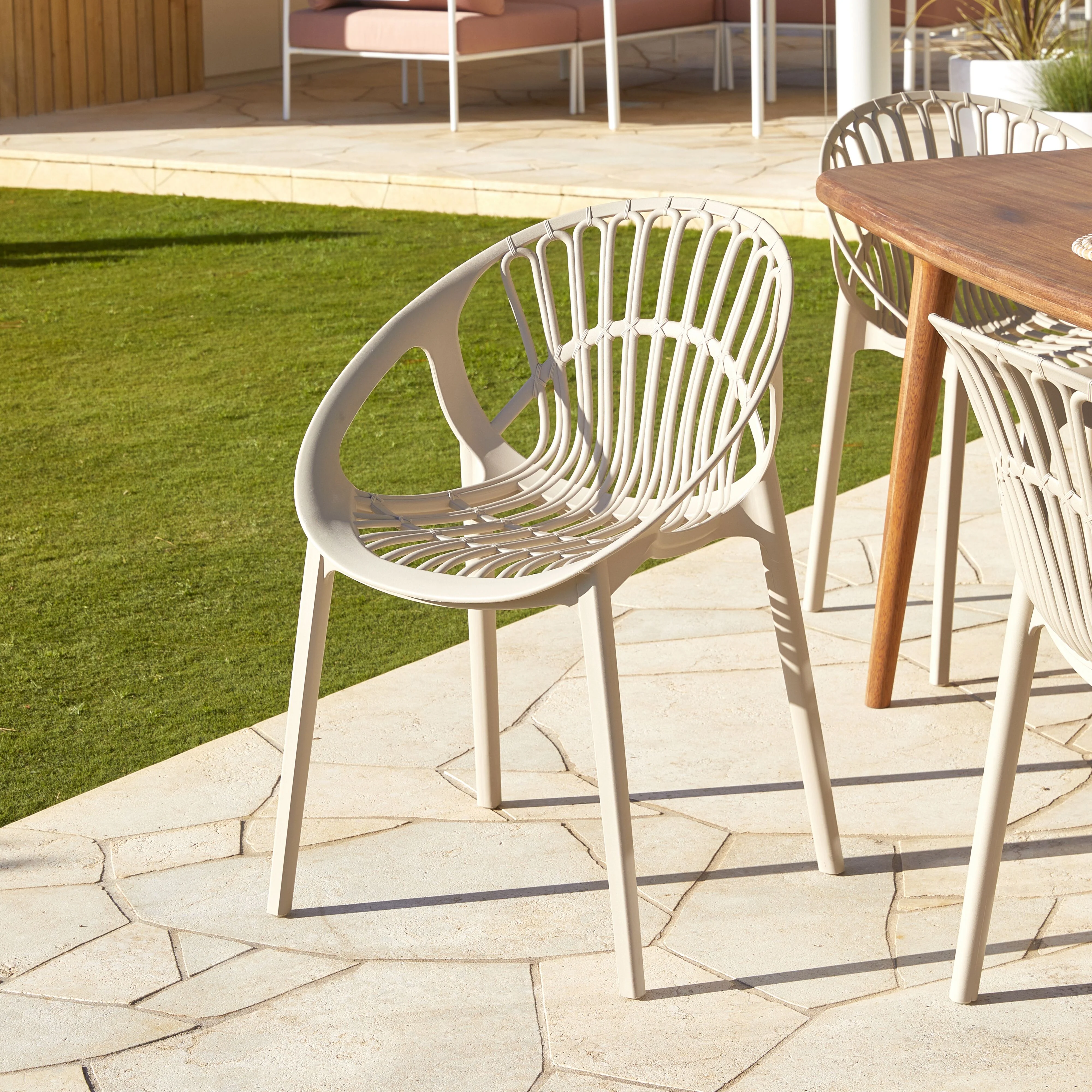 Boheme Dining Chair Taupe - Image 10