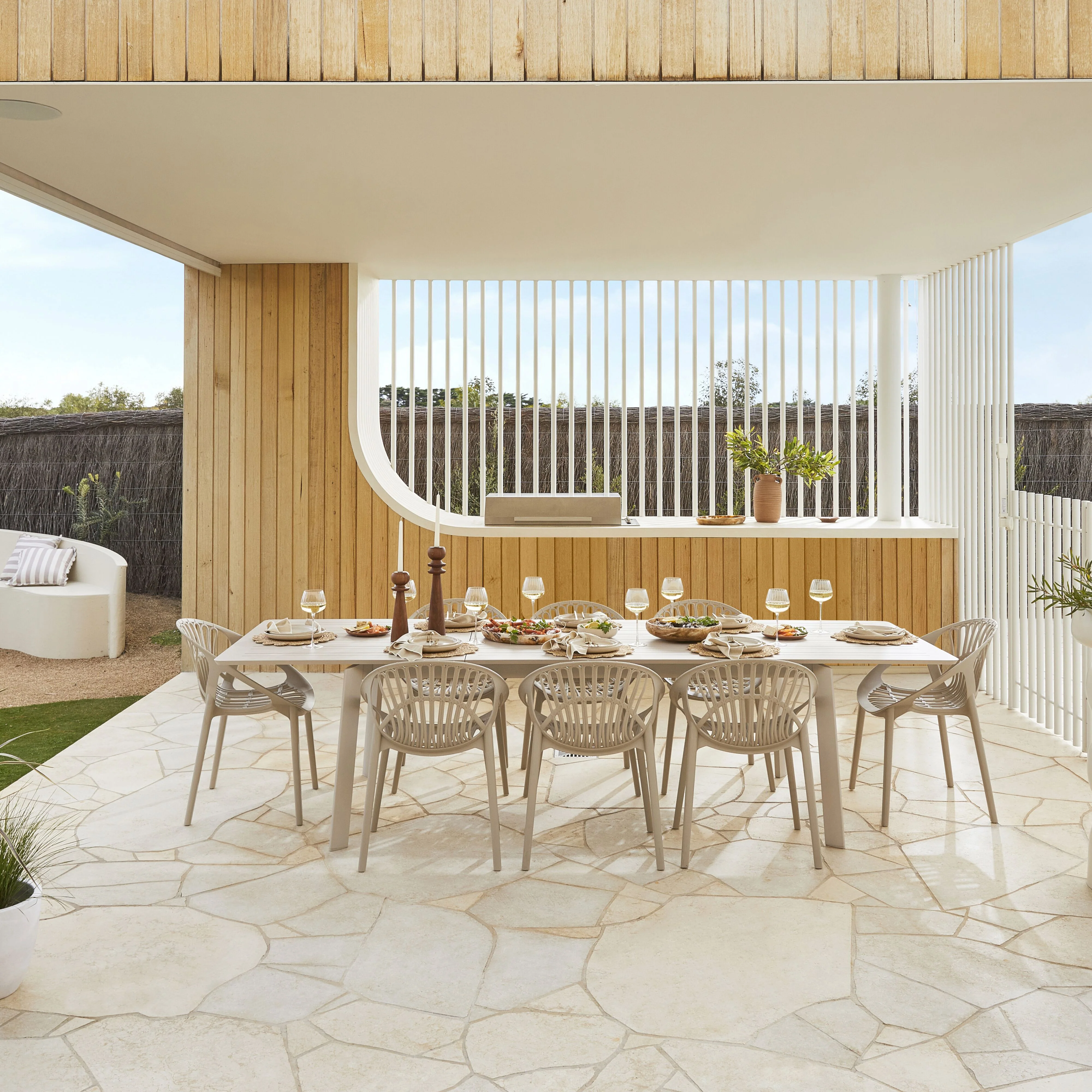 Boheme Dining Chair Taupe - Image 6
