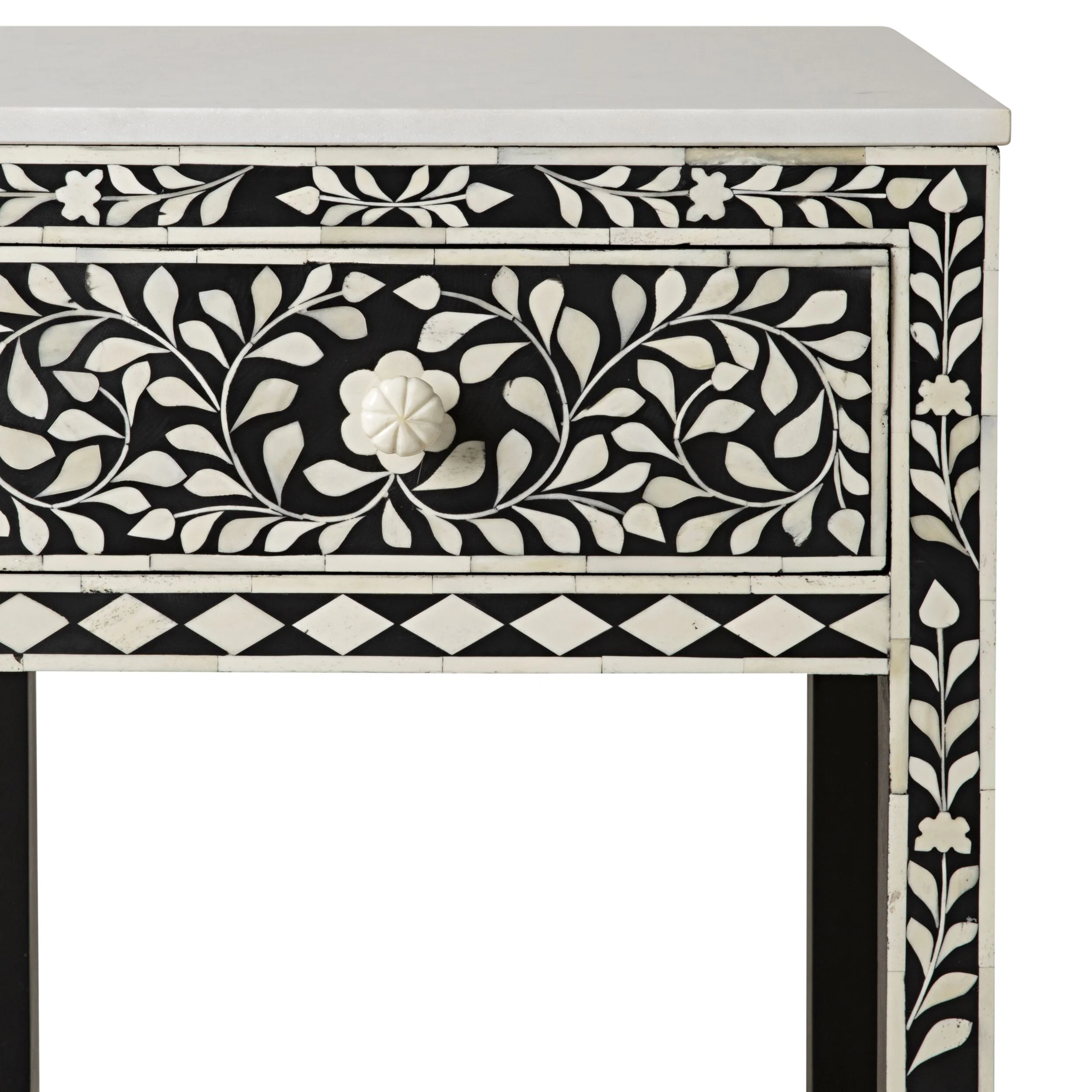 Bone Inlay Bedside Black - Image 6