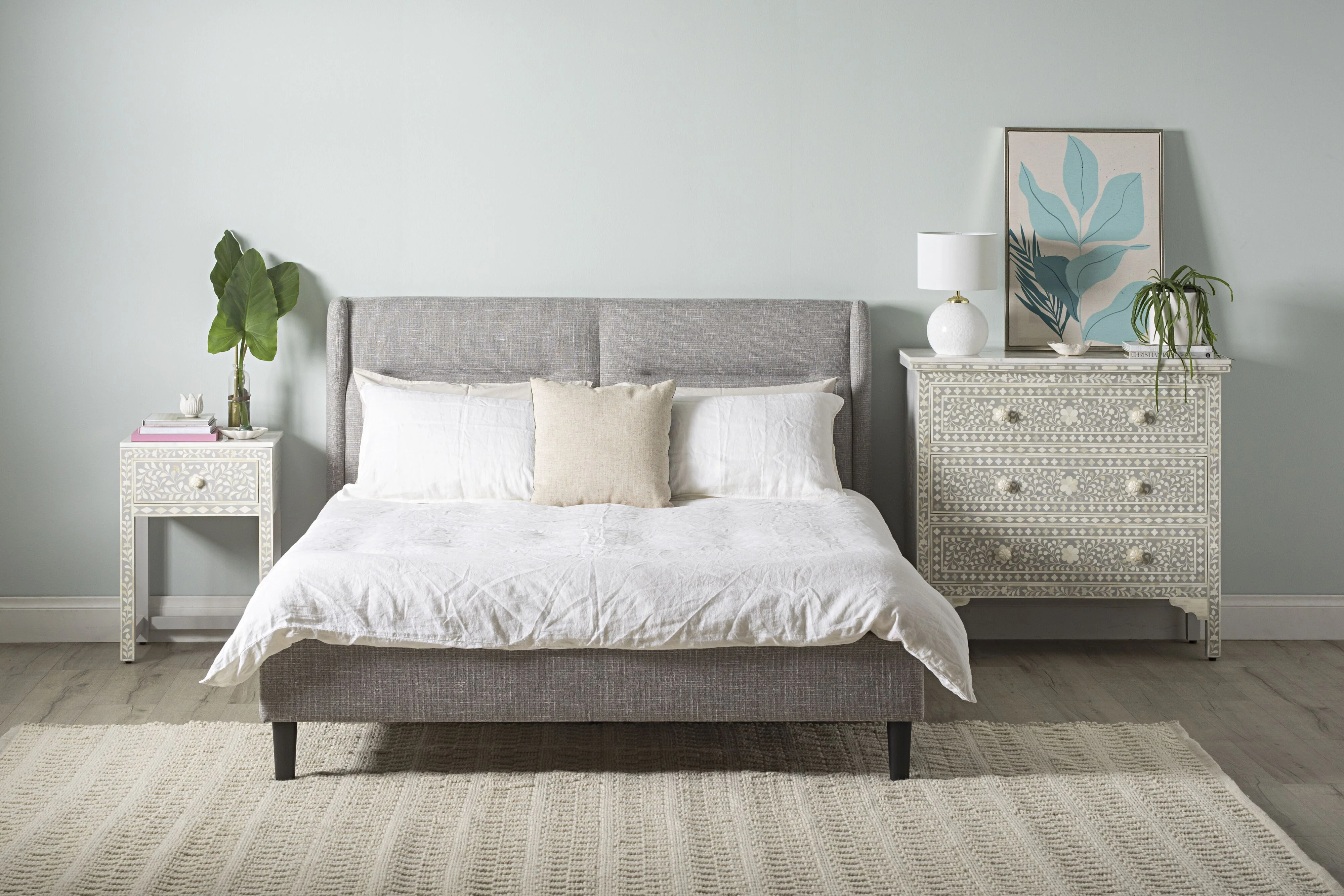 Bone Inlay Bedside Light Grey - Image 14