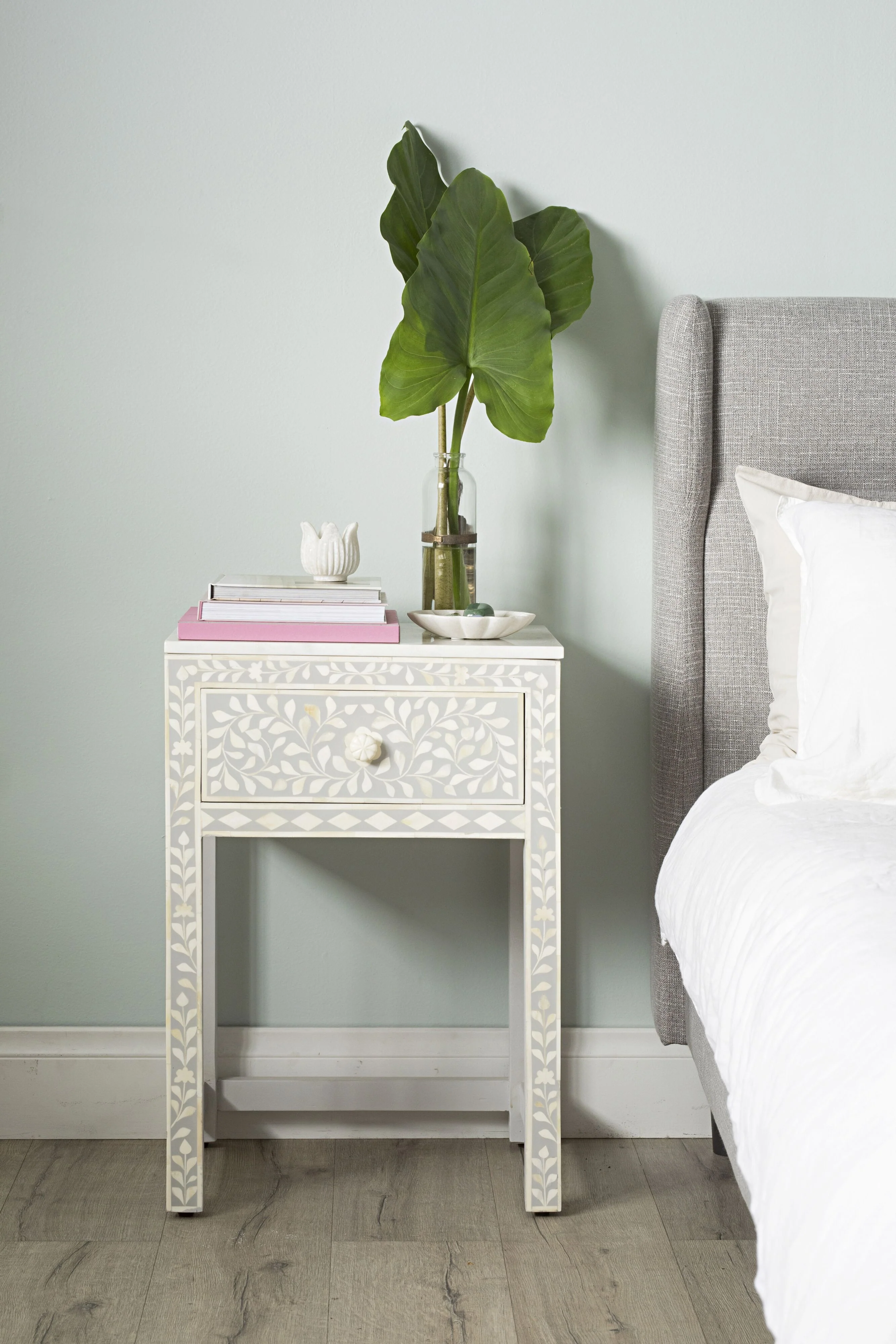 Bone Inlay Bedside Light Grey - Image 15
