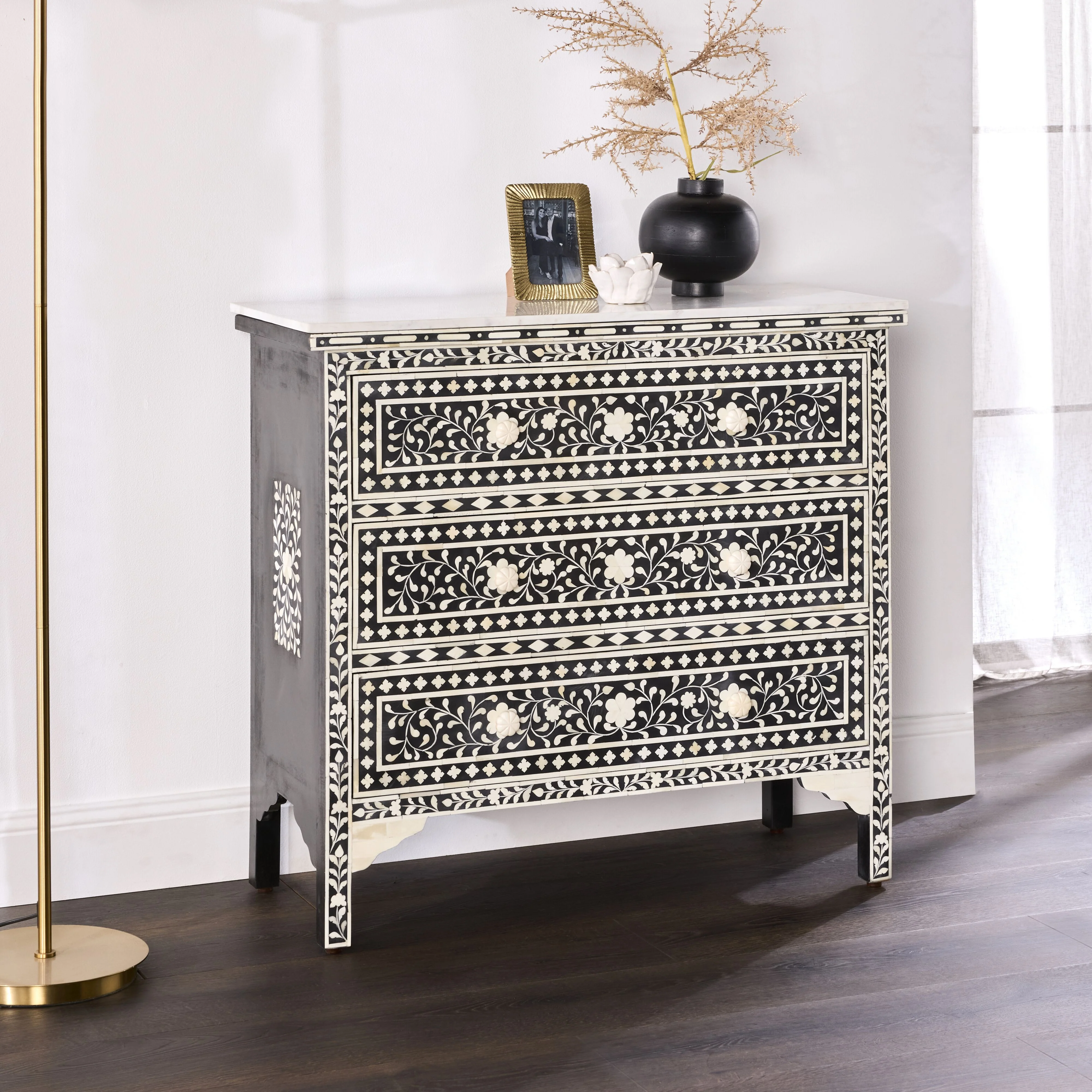 Bone Inlay Chest Black - Image 10