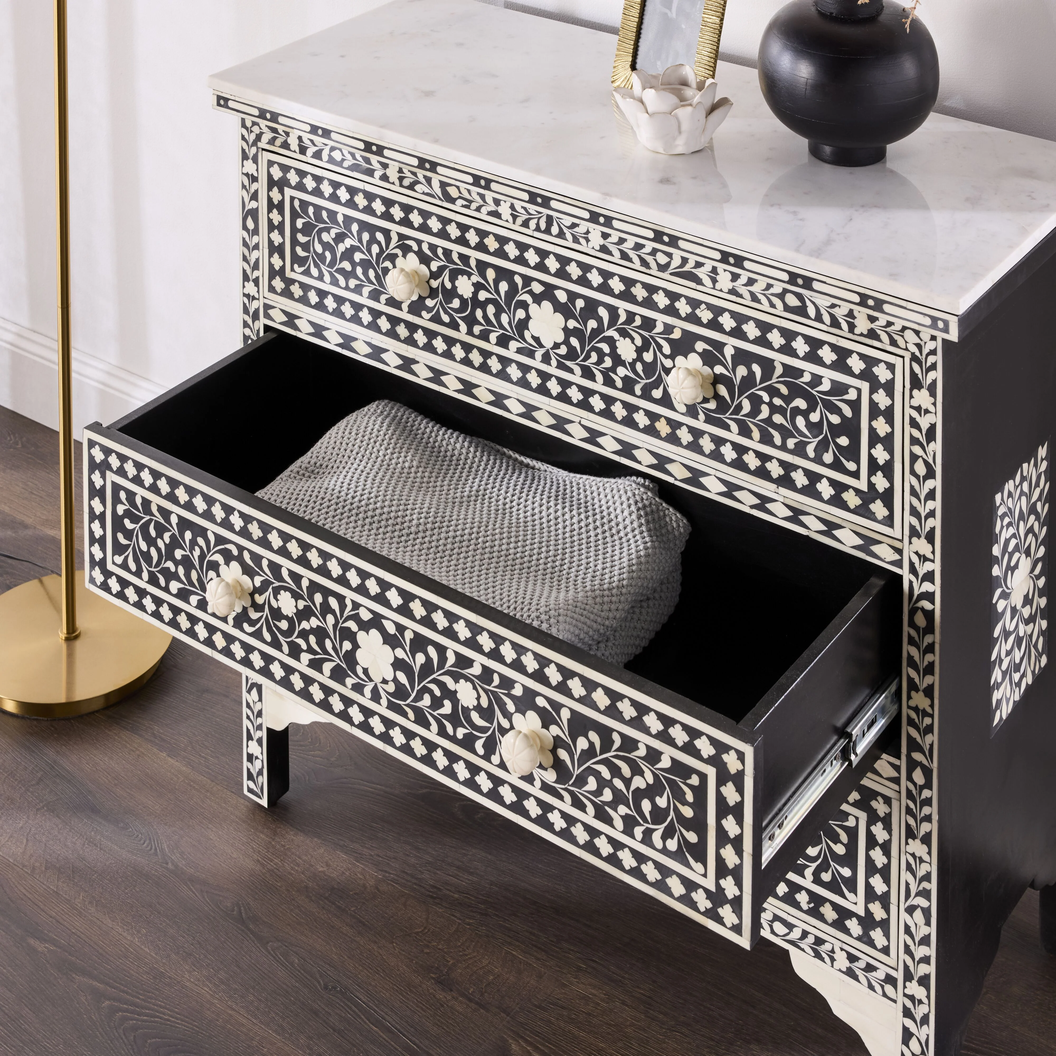 Bone Inlay Chest Black - Image 14