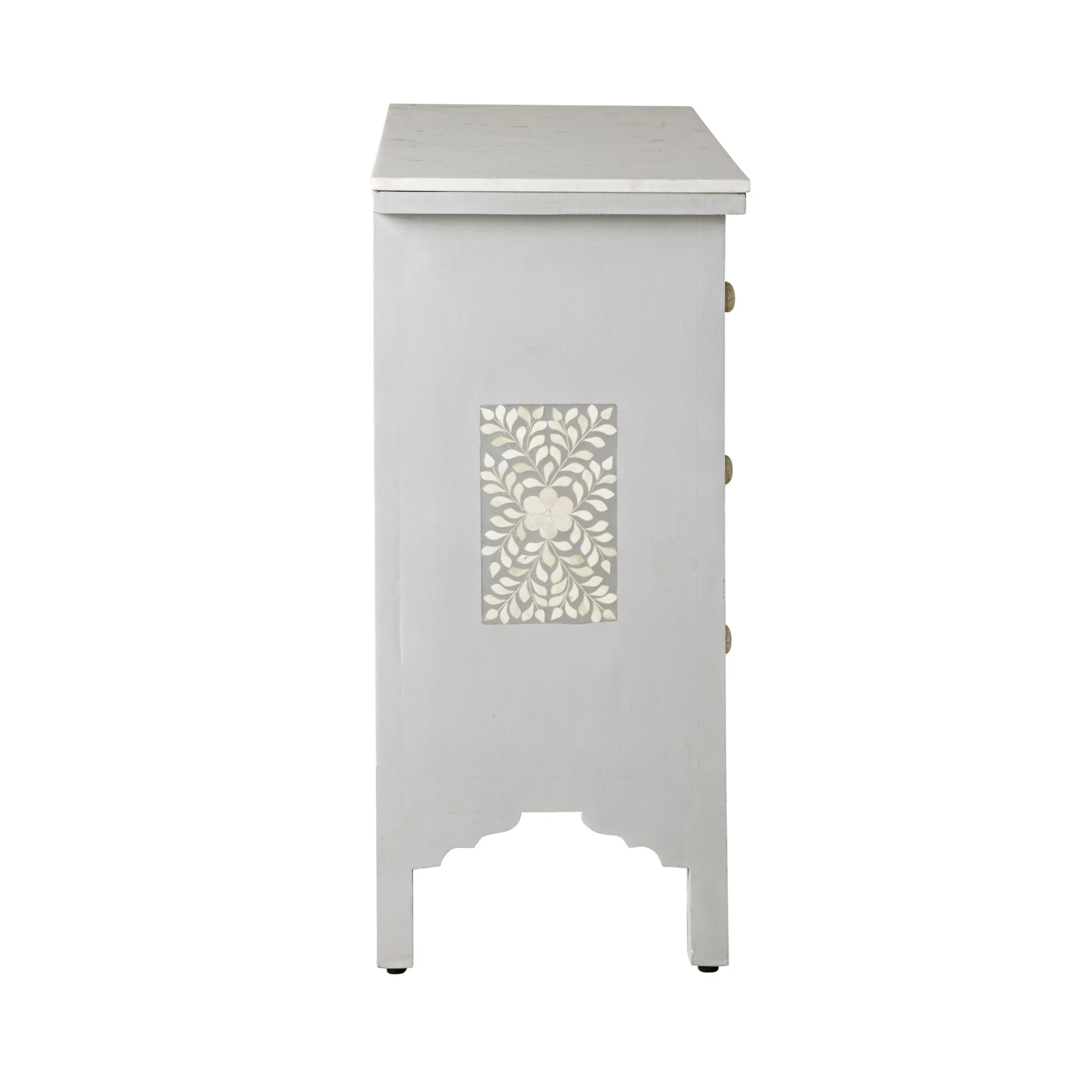 Bone Inlay Chest Light Grey - Image 3