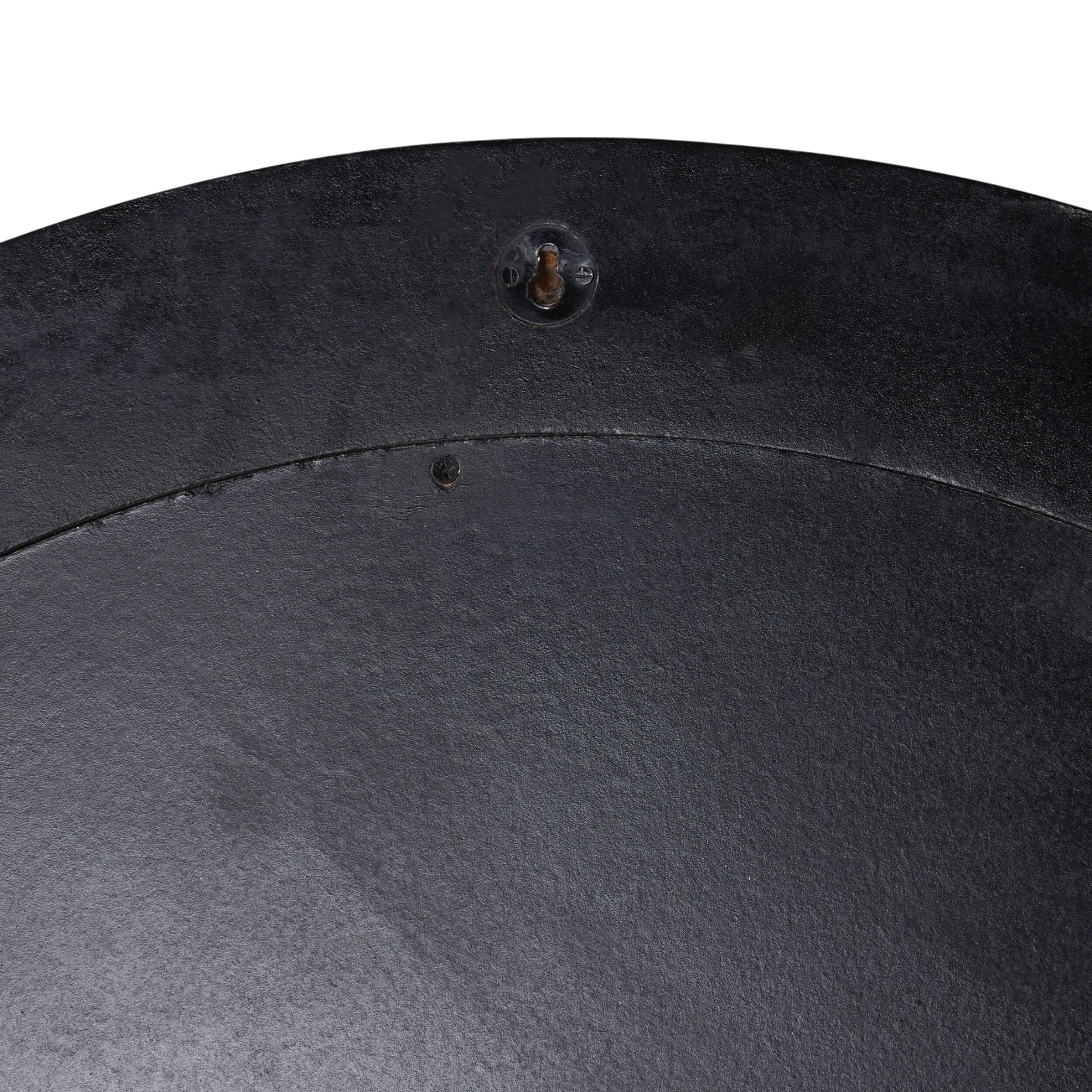 Bone Inlay Round Mirror Black and White 90cm - Image 5