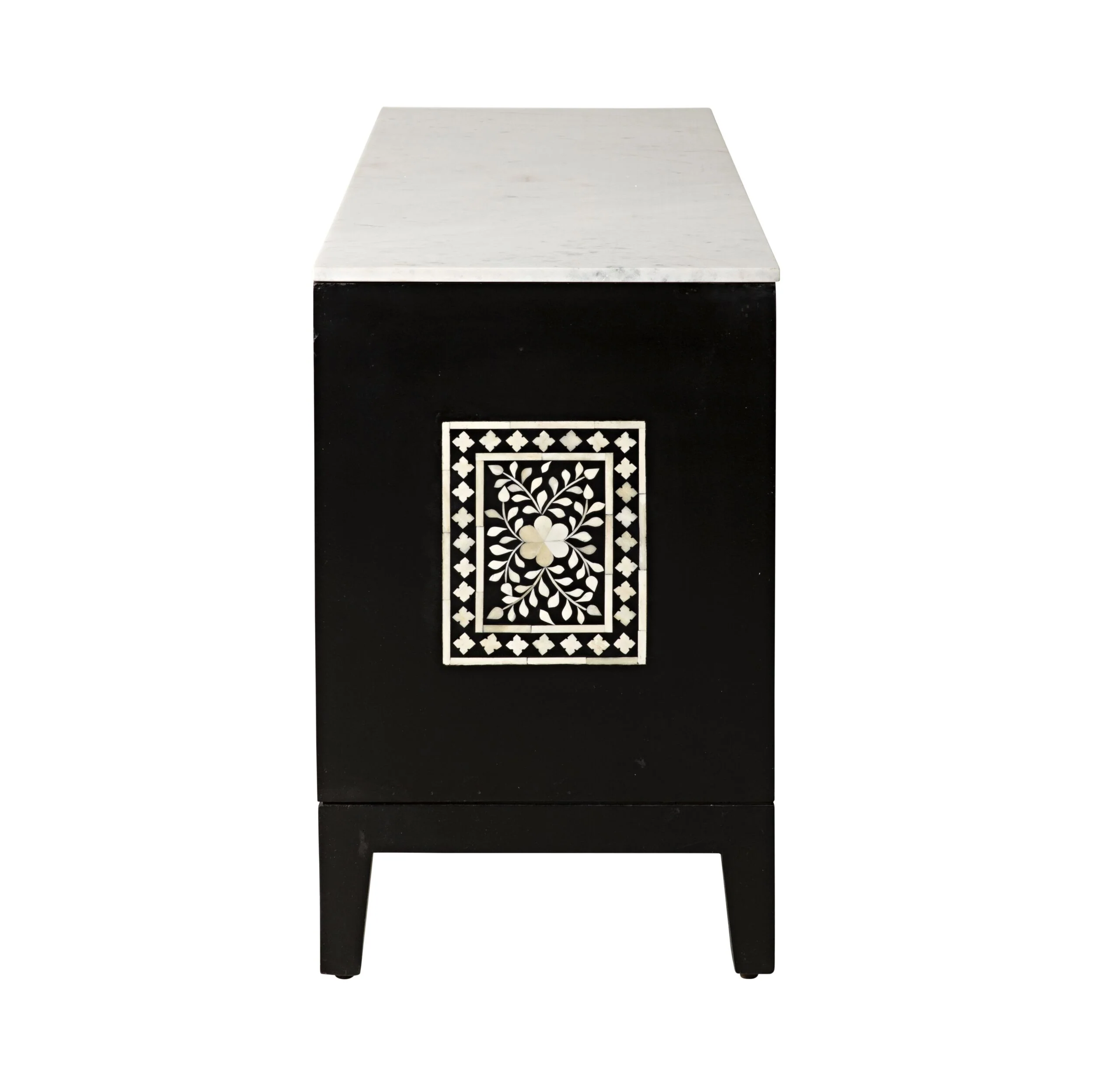Bone Inlay Sideboard Black - Image 3