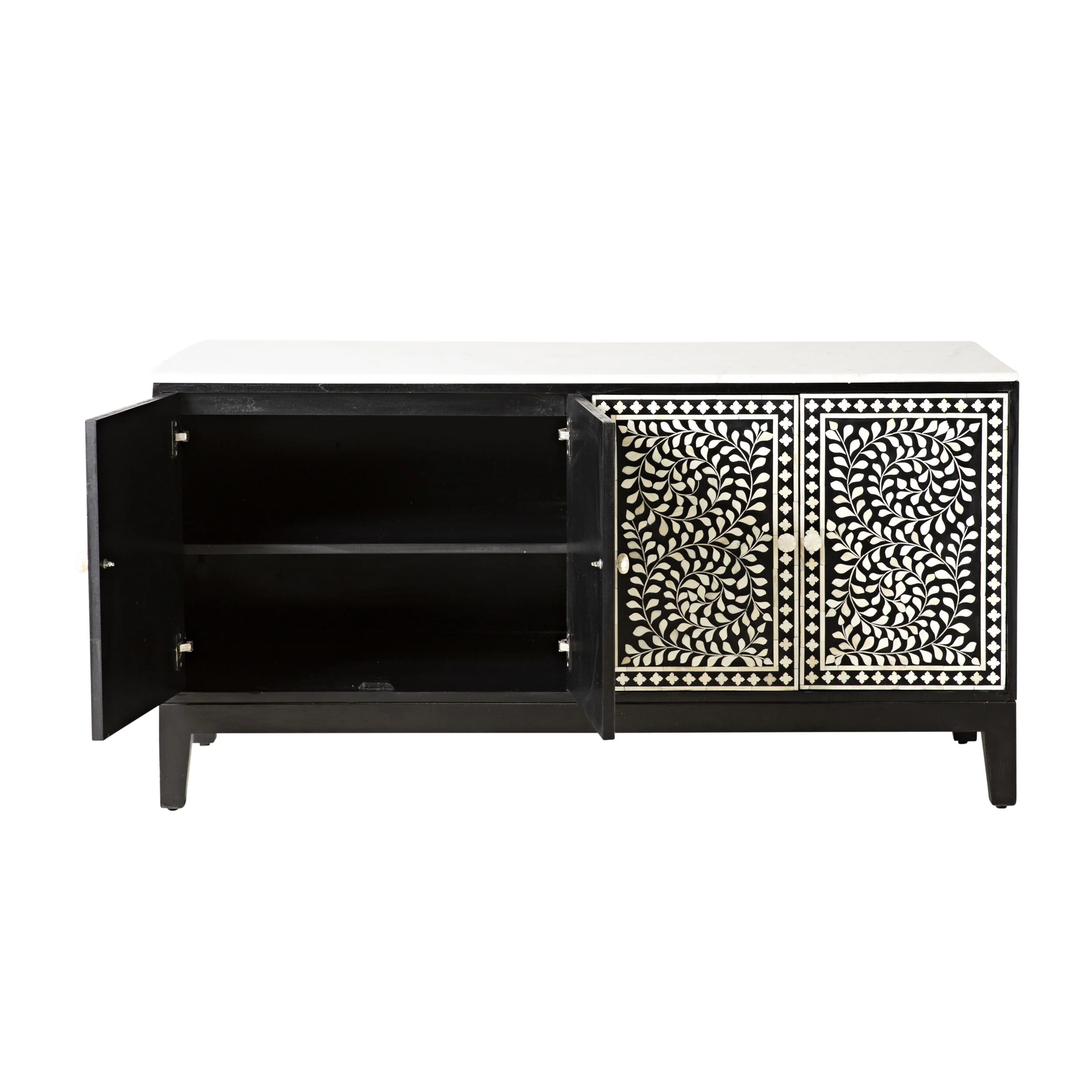 Bone Inlay Sideboard Black - Image 5