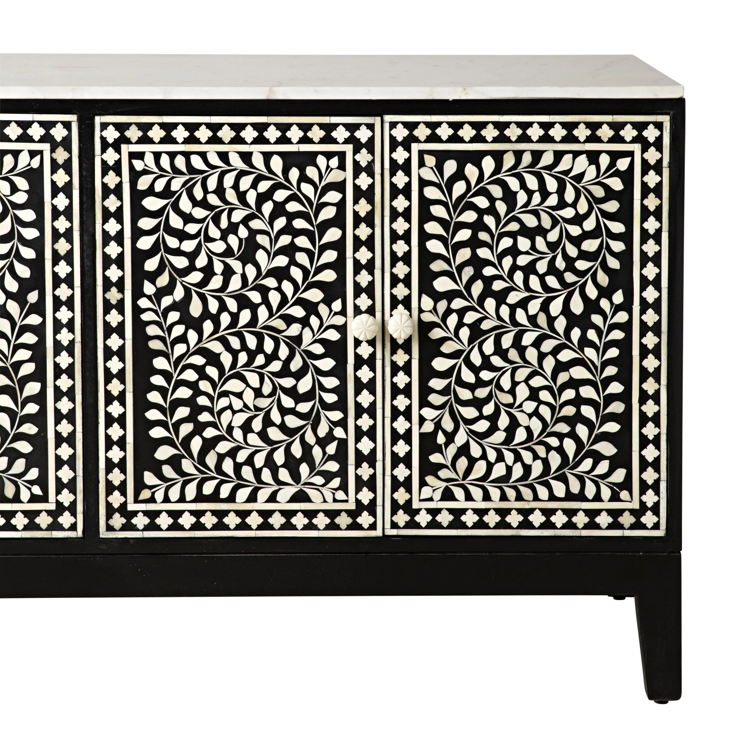 Bone Inlay Sideboard Black - Image 6