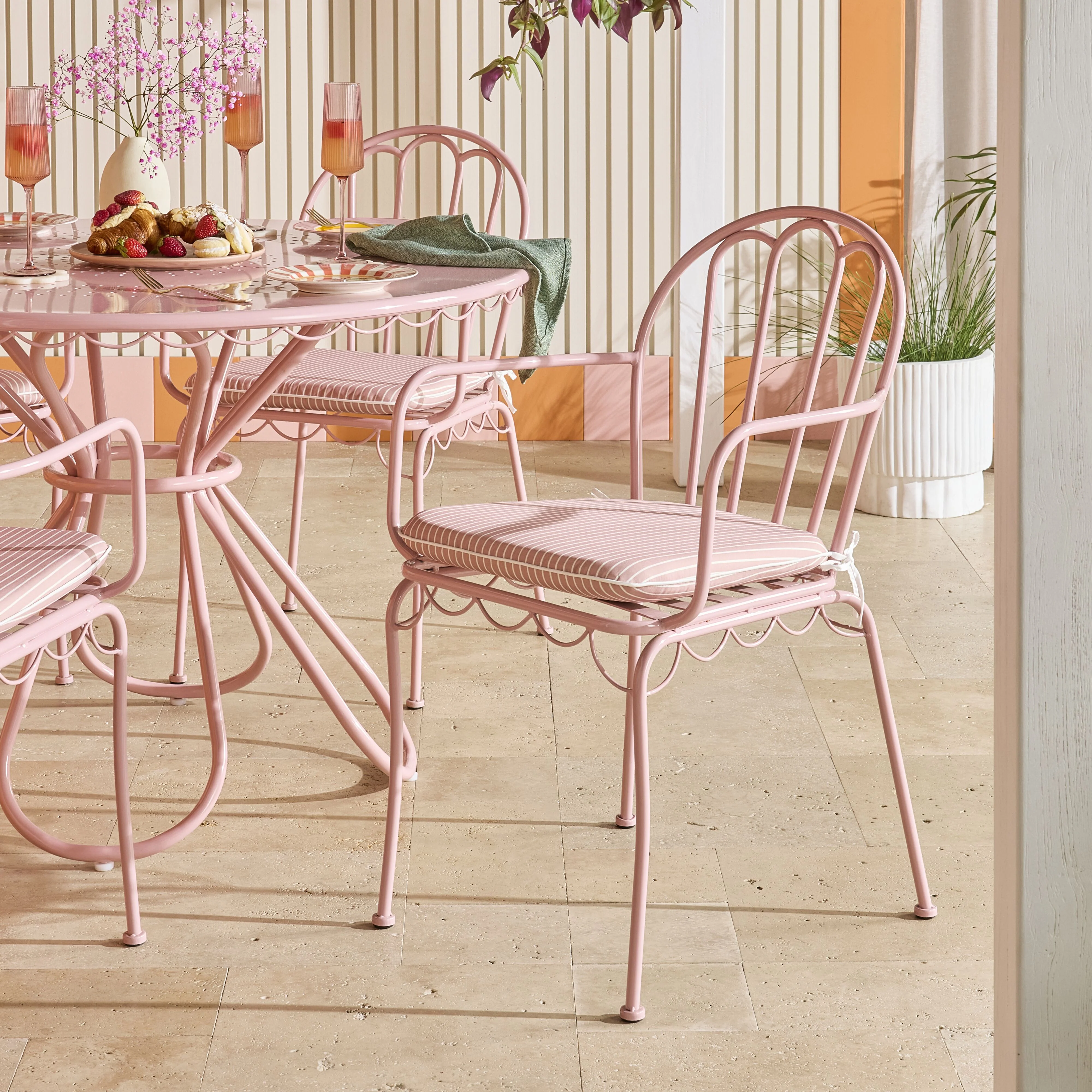 Bonnie Dining Chair Rose Pink - Image 6