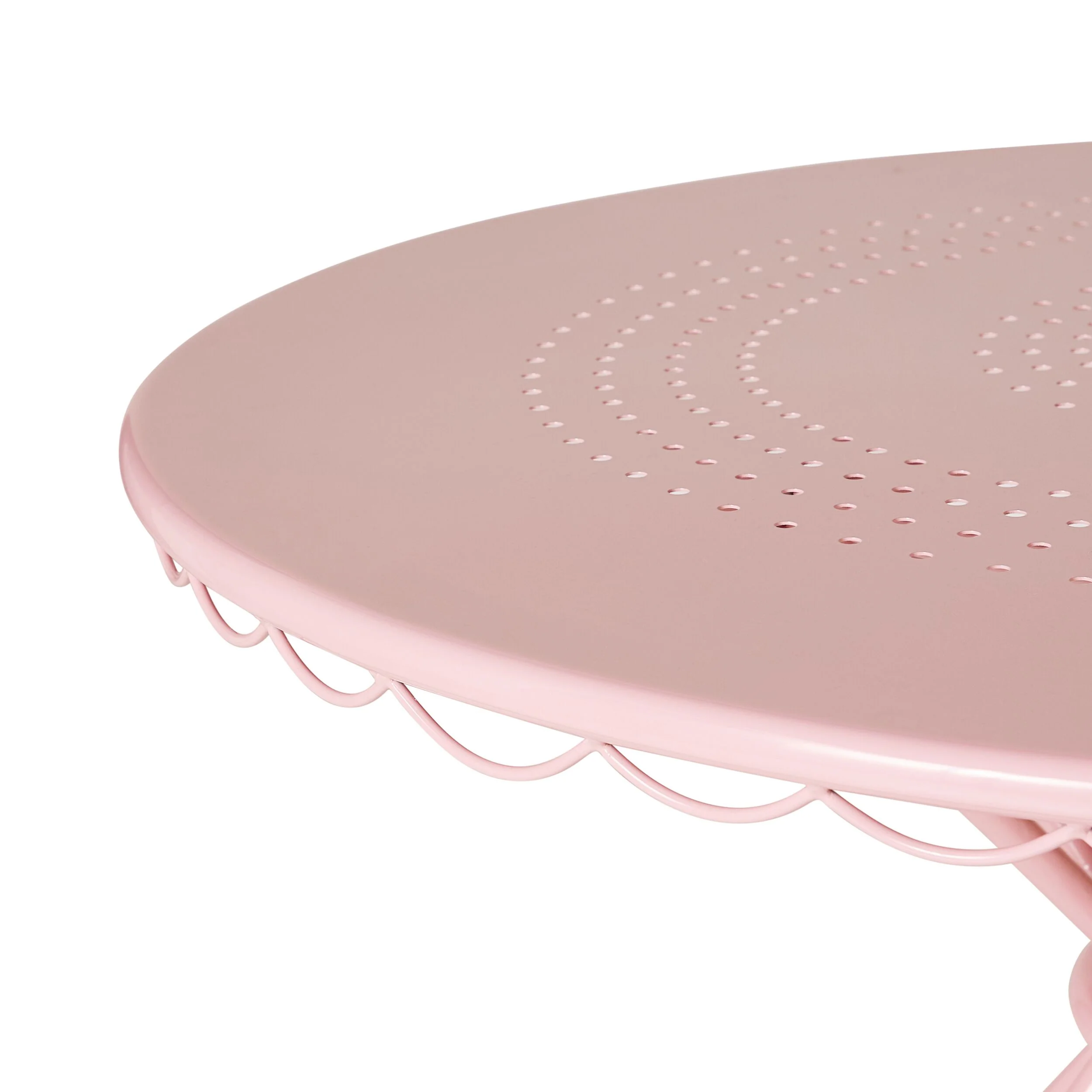 Bonnie Round Outdoor Dining Table 110cm Rose Pink - Image 2