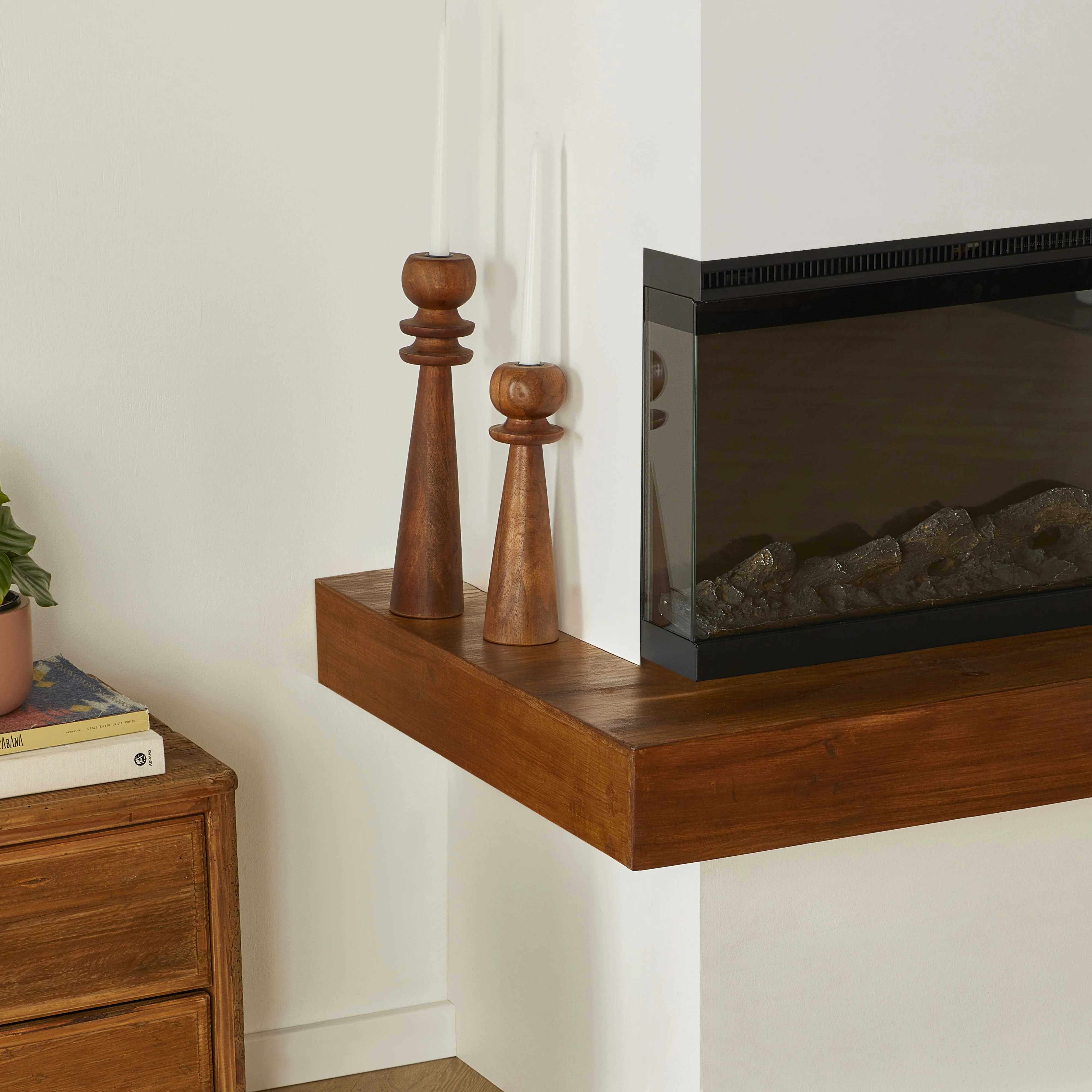 Boston Electric Fireplace 152x20x43cm - Image 28