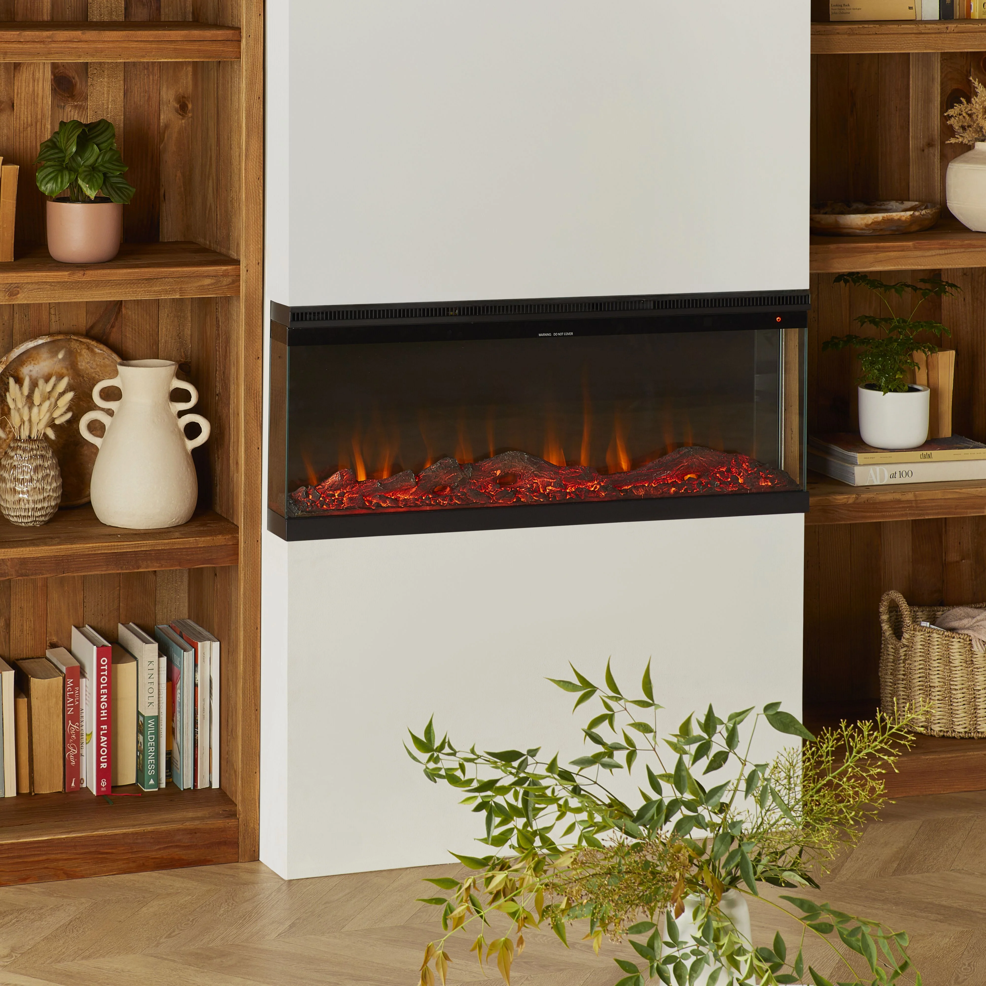 Boston Electric Fireplace 152x20x43cm - Image 29