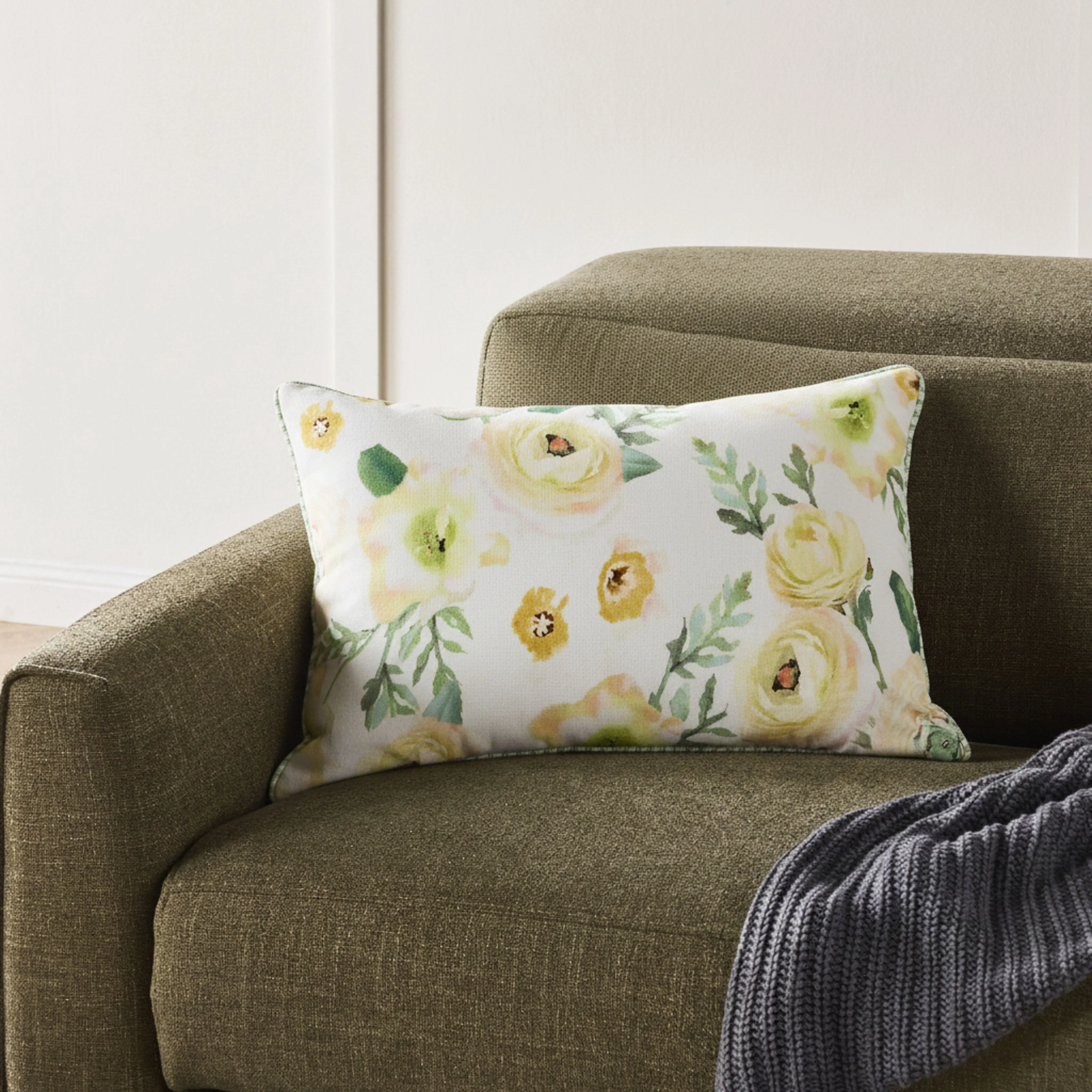 Botanica Juliette Floral Cushion 35x55cm - Image 5