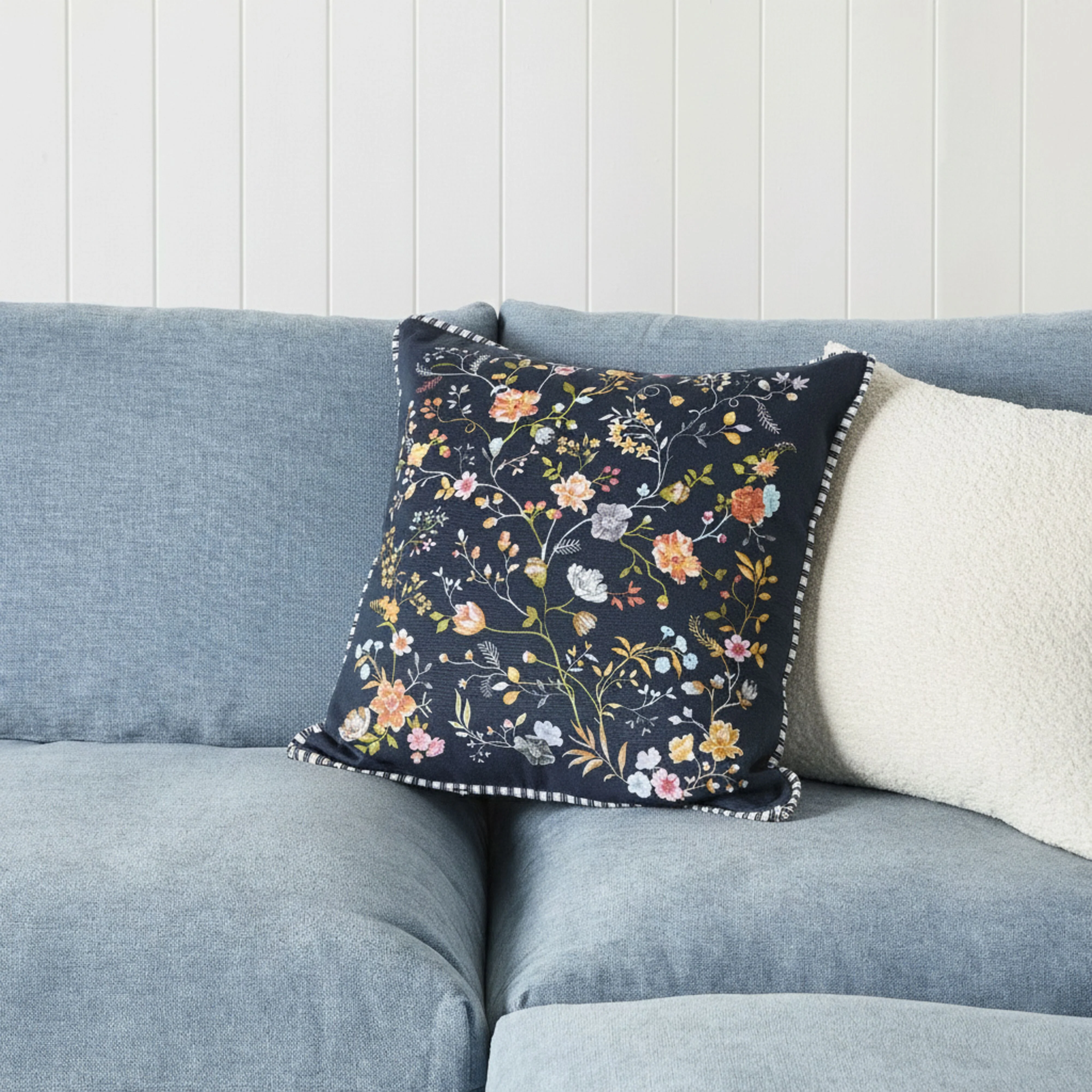 Botanica Night Floral Floral Cushion 45x45cm - Image 5