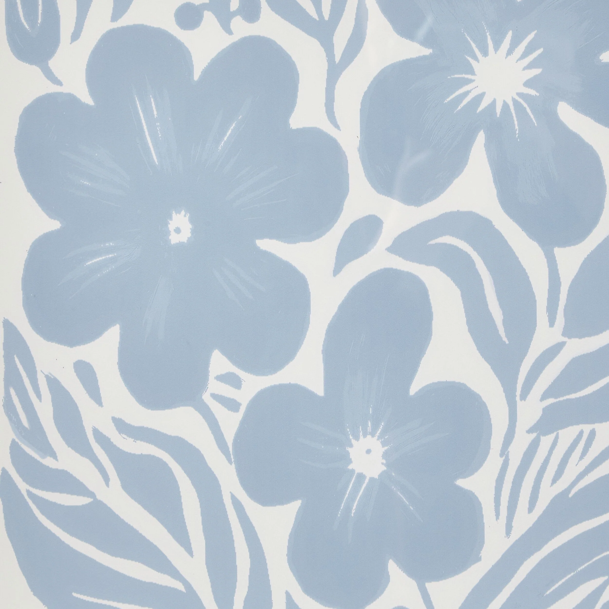 Botanical Blue Framed Print 50x70cm - Image 2