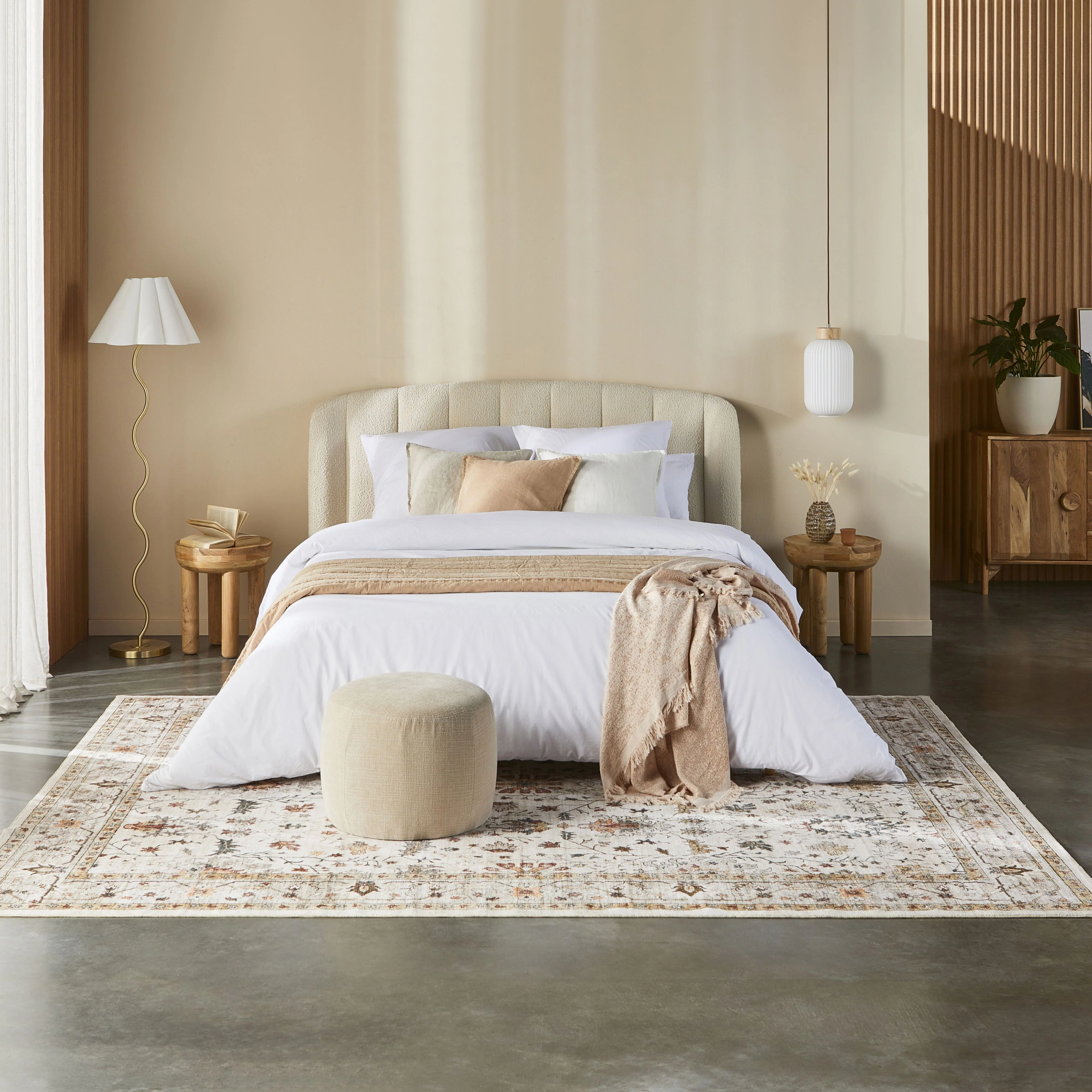 Boucle Bed Queen - Image 6