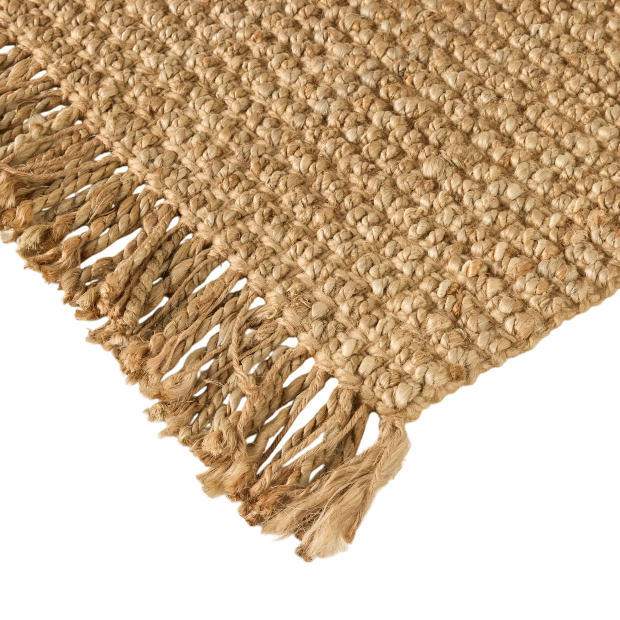 Boucle Fringe Jute Doormat 60x90cm - Image 2