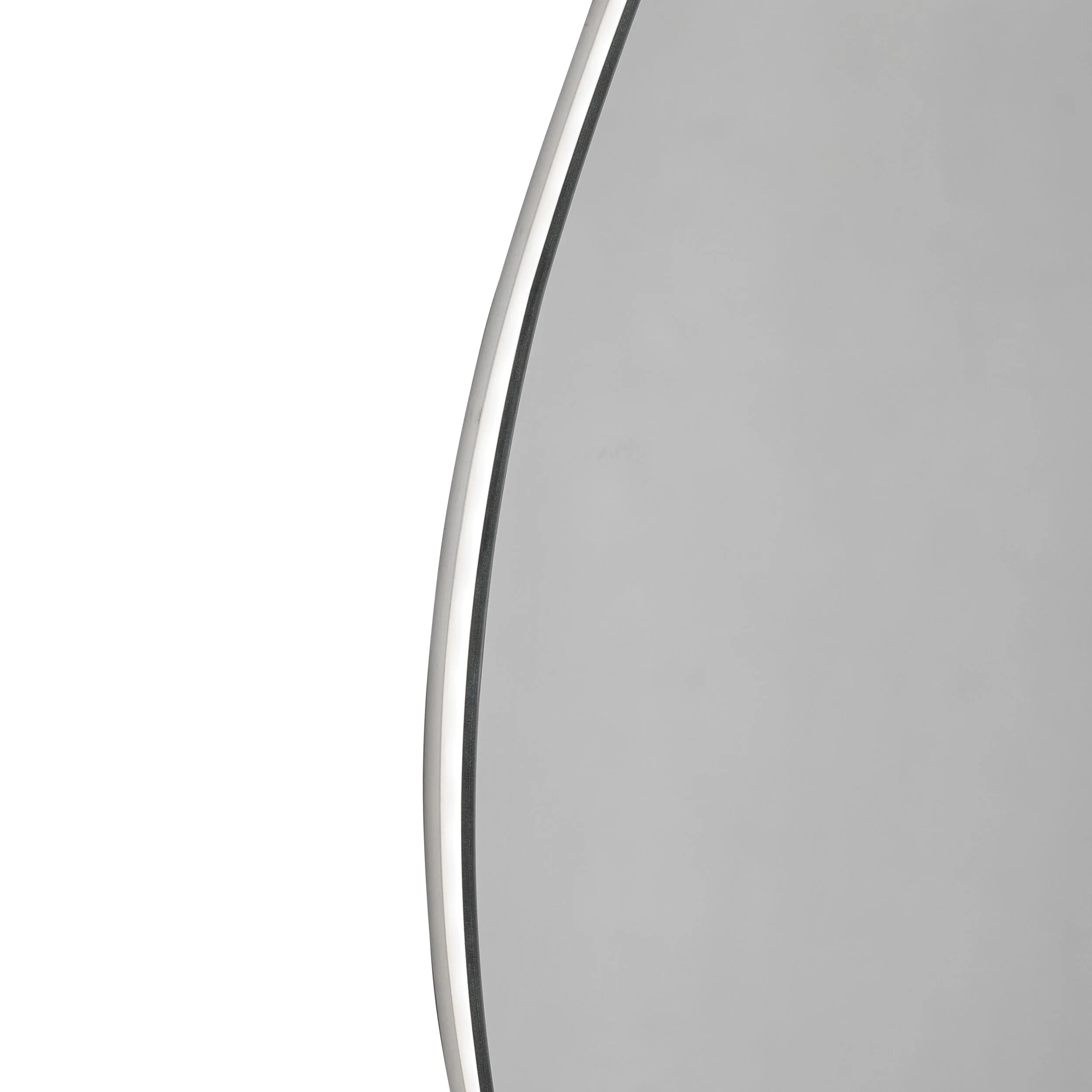 Bowen Asymmetrical LED Vanity Mirror Silver 60x80cm - Image 6