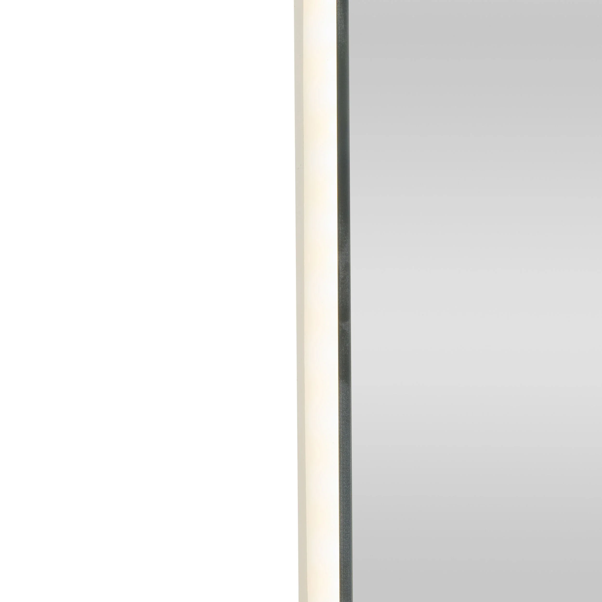 Bowen Oval LED Vanity Mirror Silver 60x100cm - Image 5