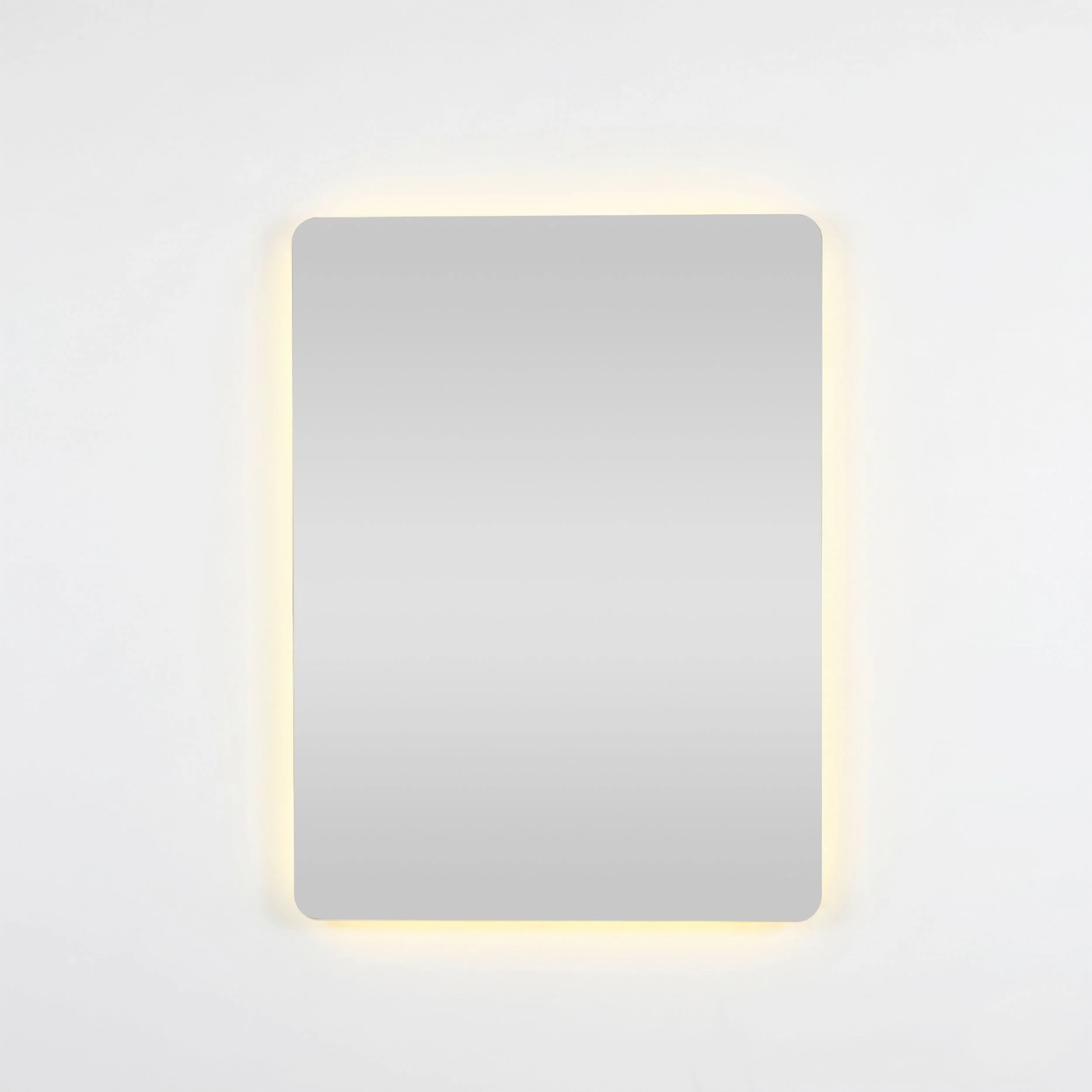 Bowen Rectangle LED Vanity Mirror Silver 60x80cm - Image 3