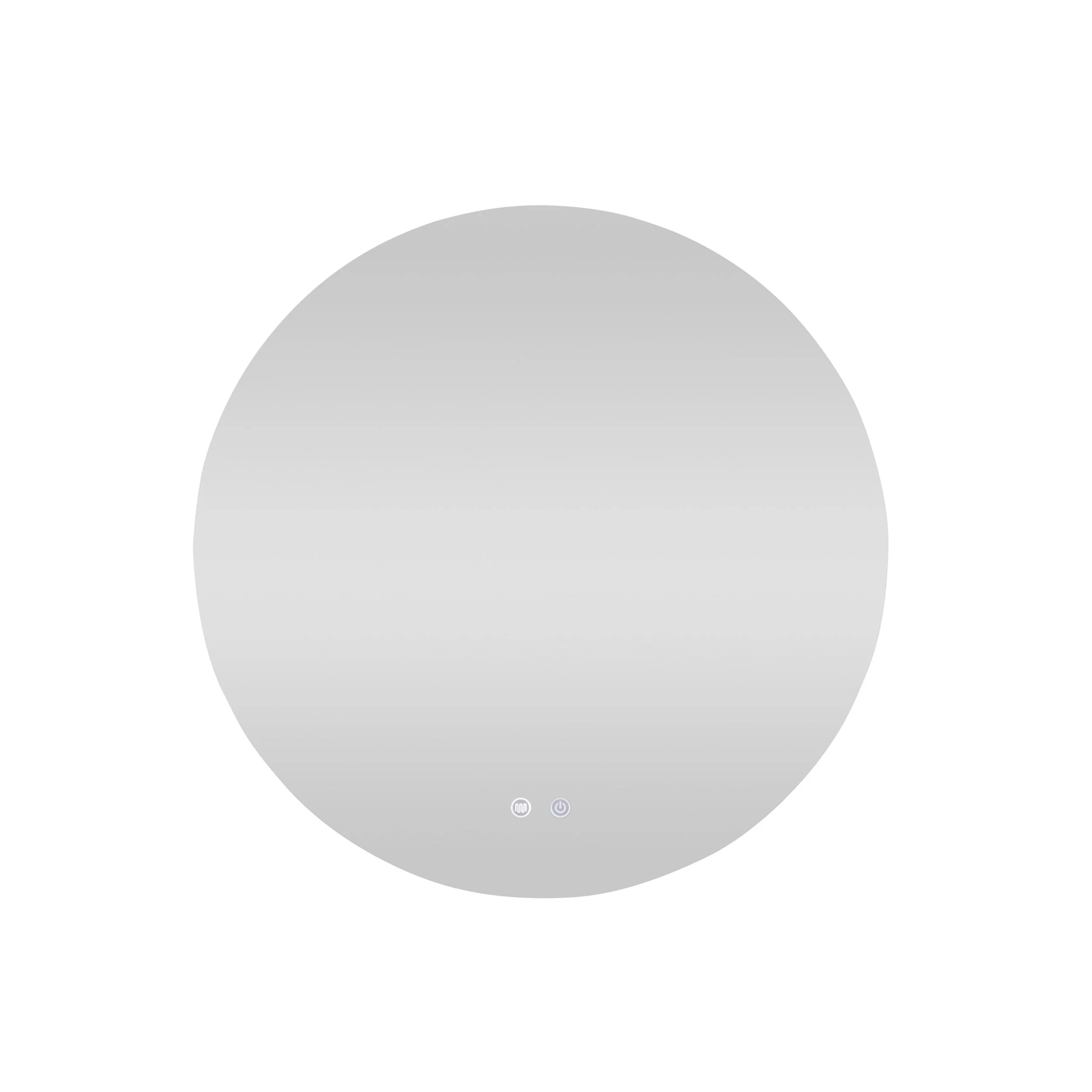 Bowen Round LED Vanity Mirror Silver 90cm