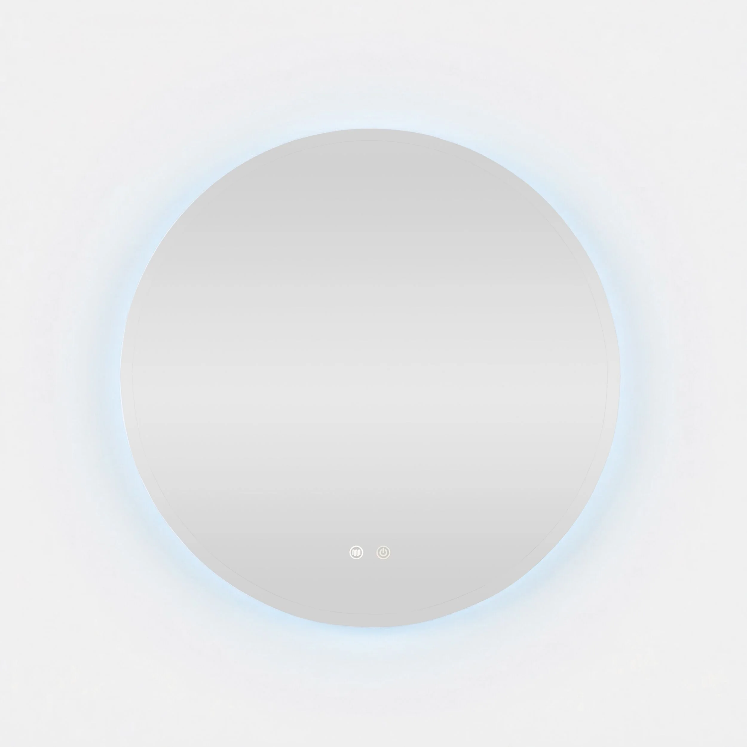 Bowen Round LED Vanity Mirror Silver 90cm - Image 4
