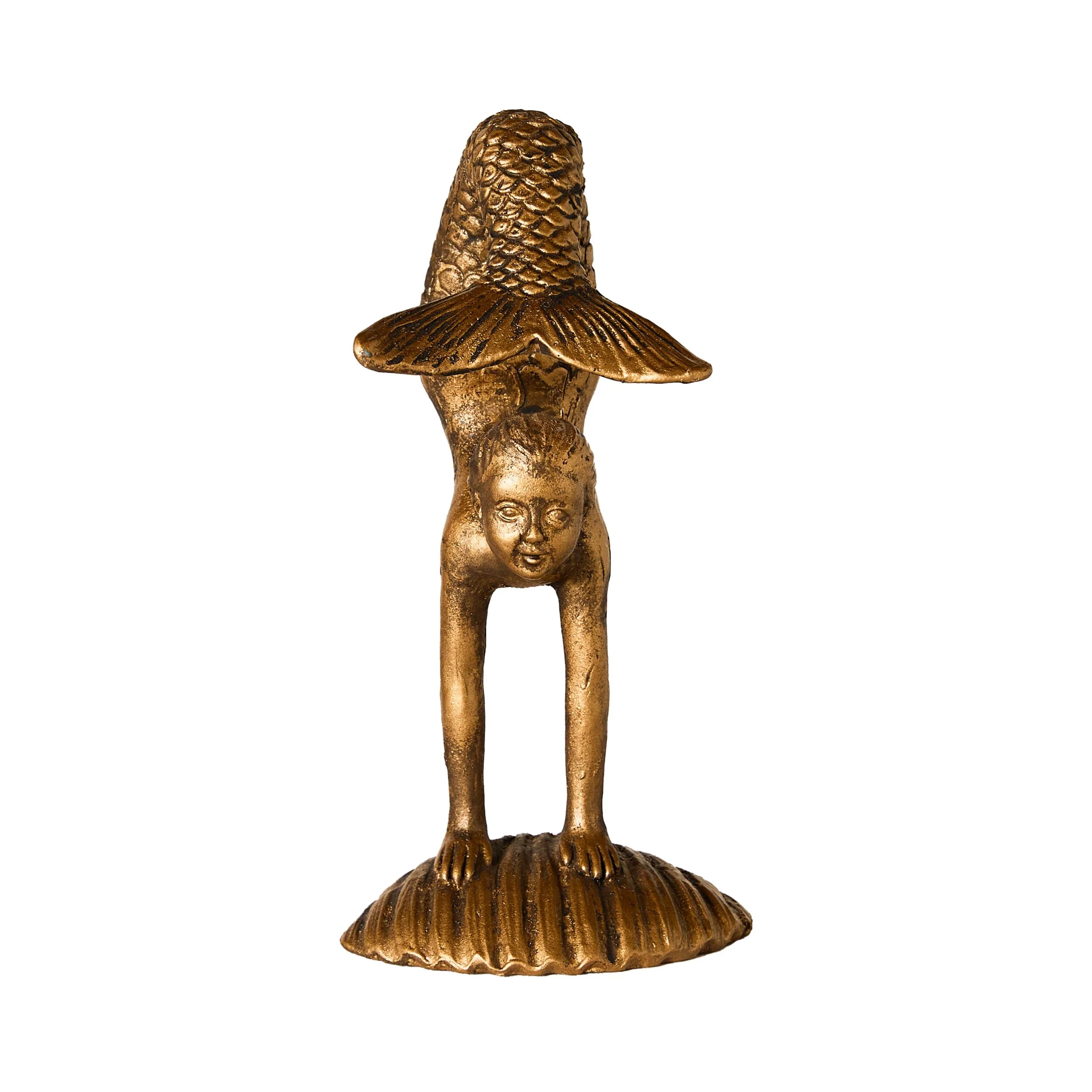 Brass Mermaid Statue - Image 2