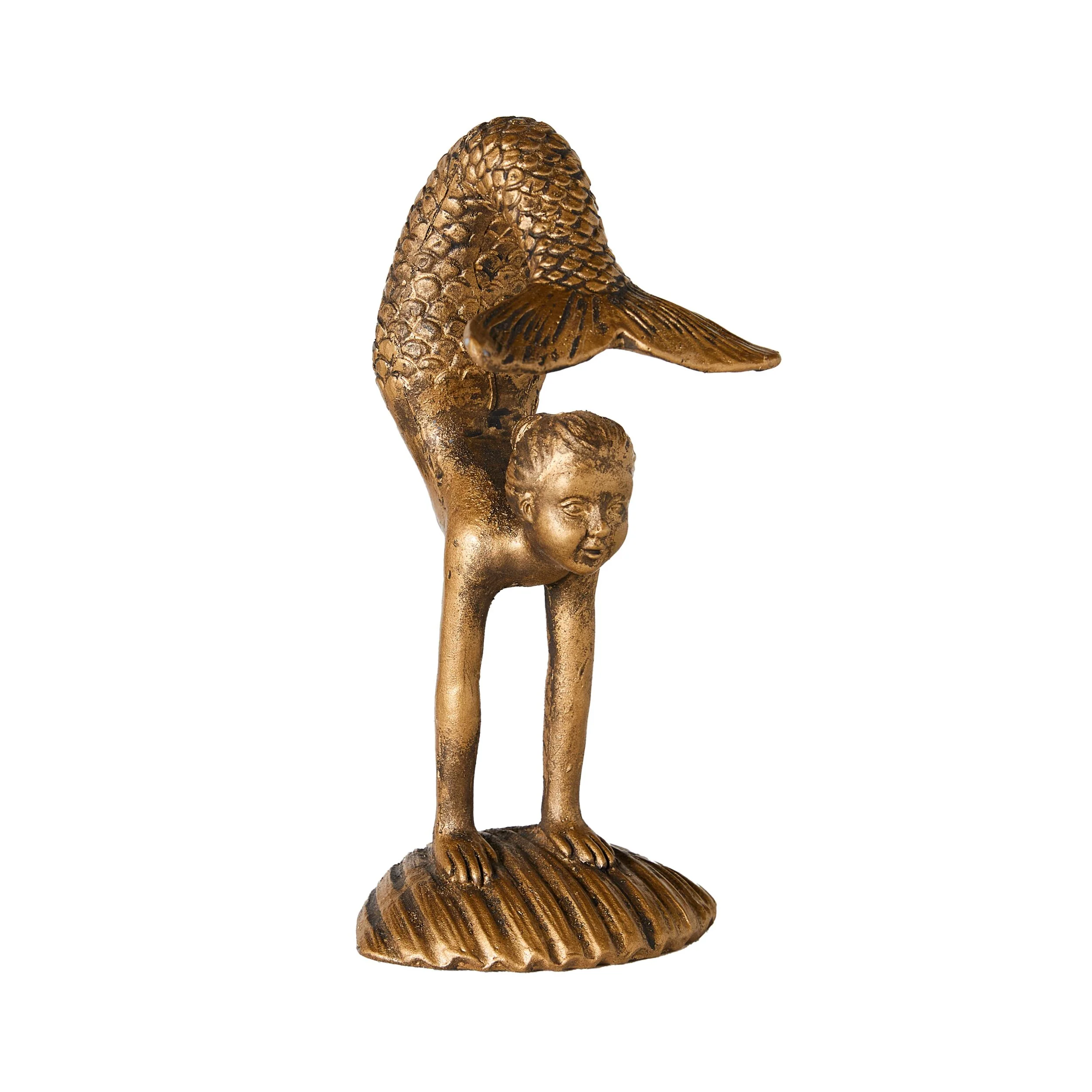 Brass Mermaid Statue - Image 4