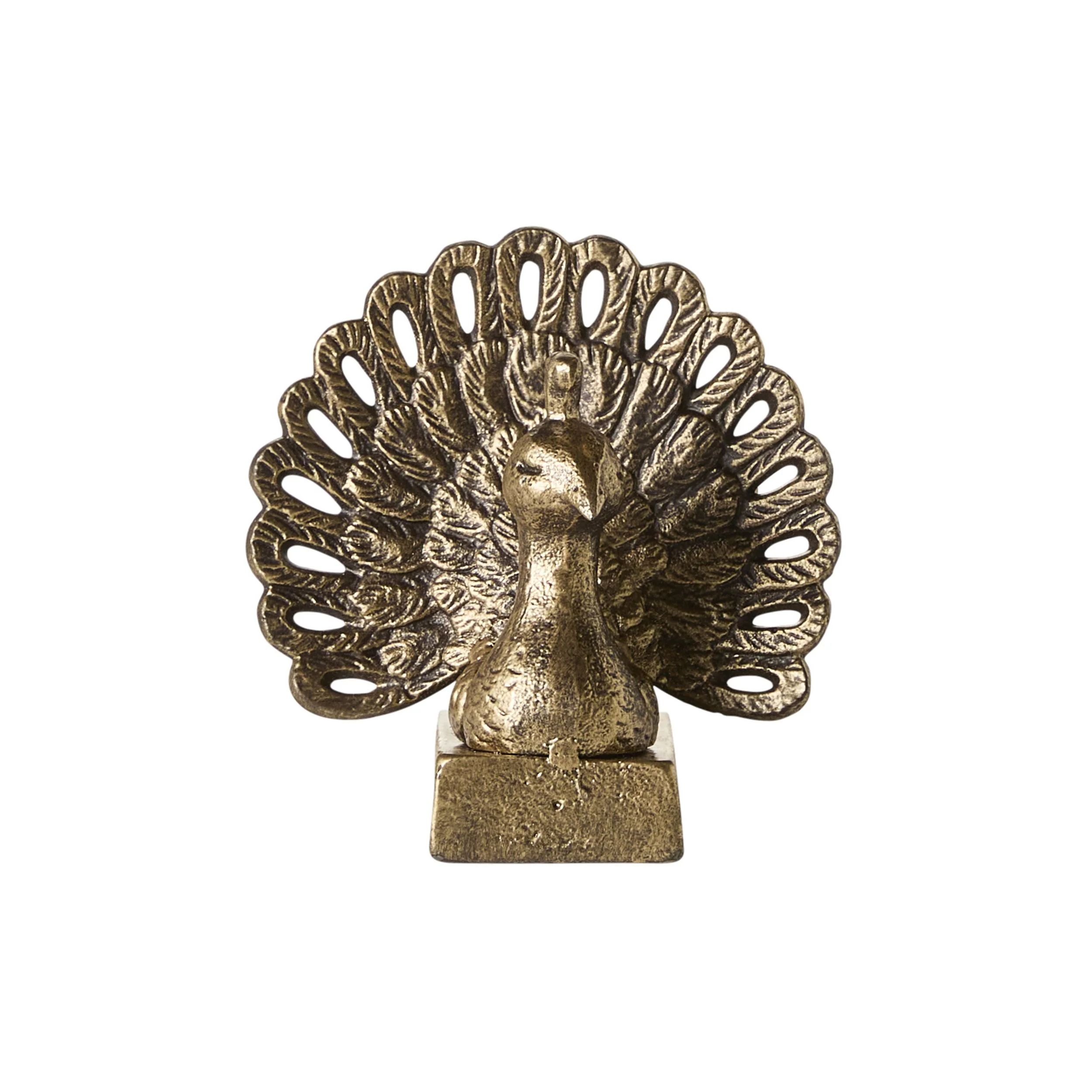Brass Peacock Door Stop - Image 2